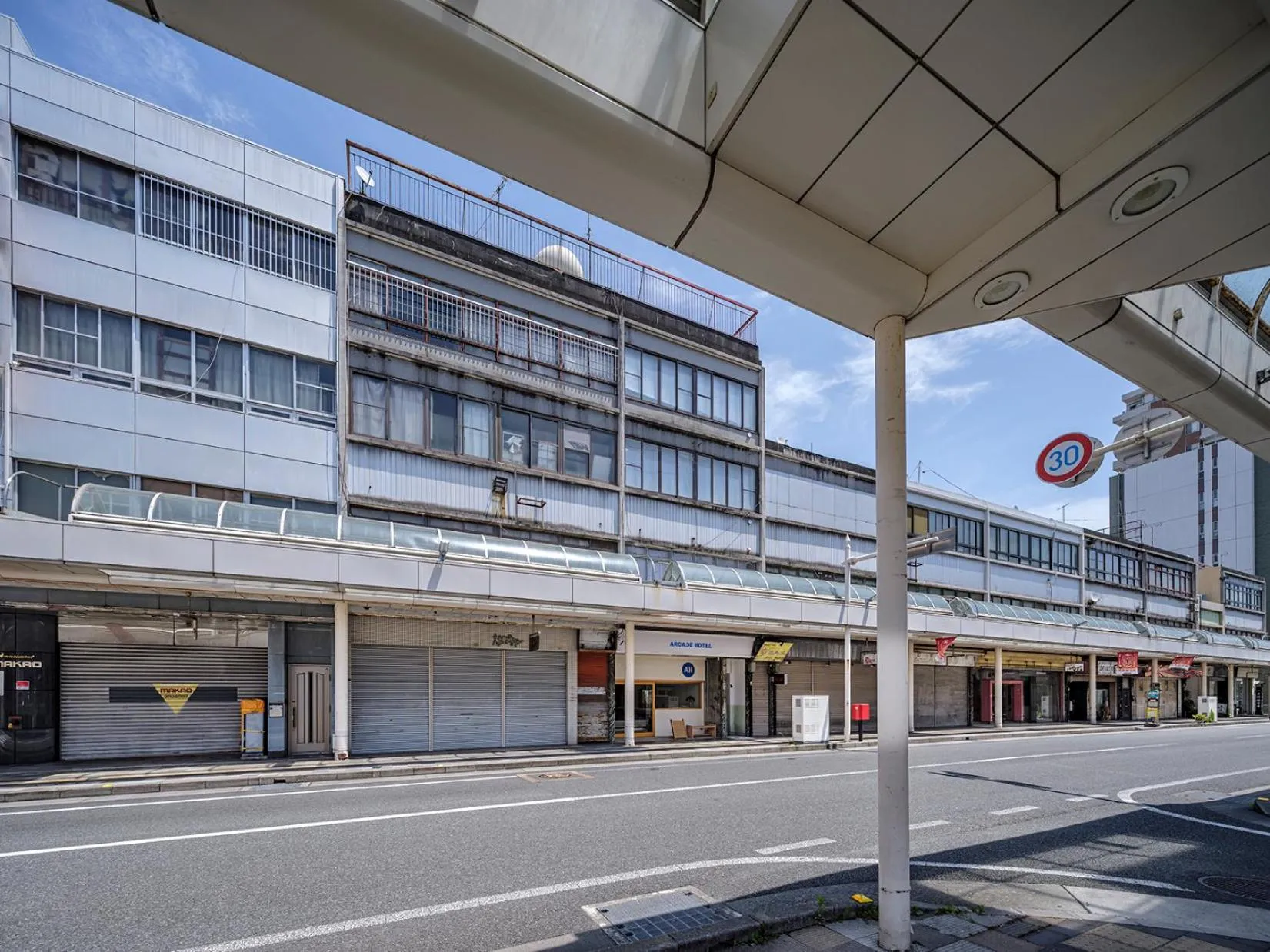 Property building in Arcade Hotel