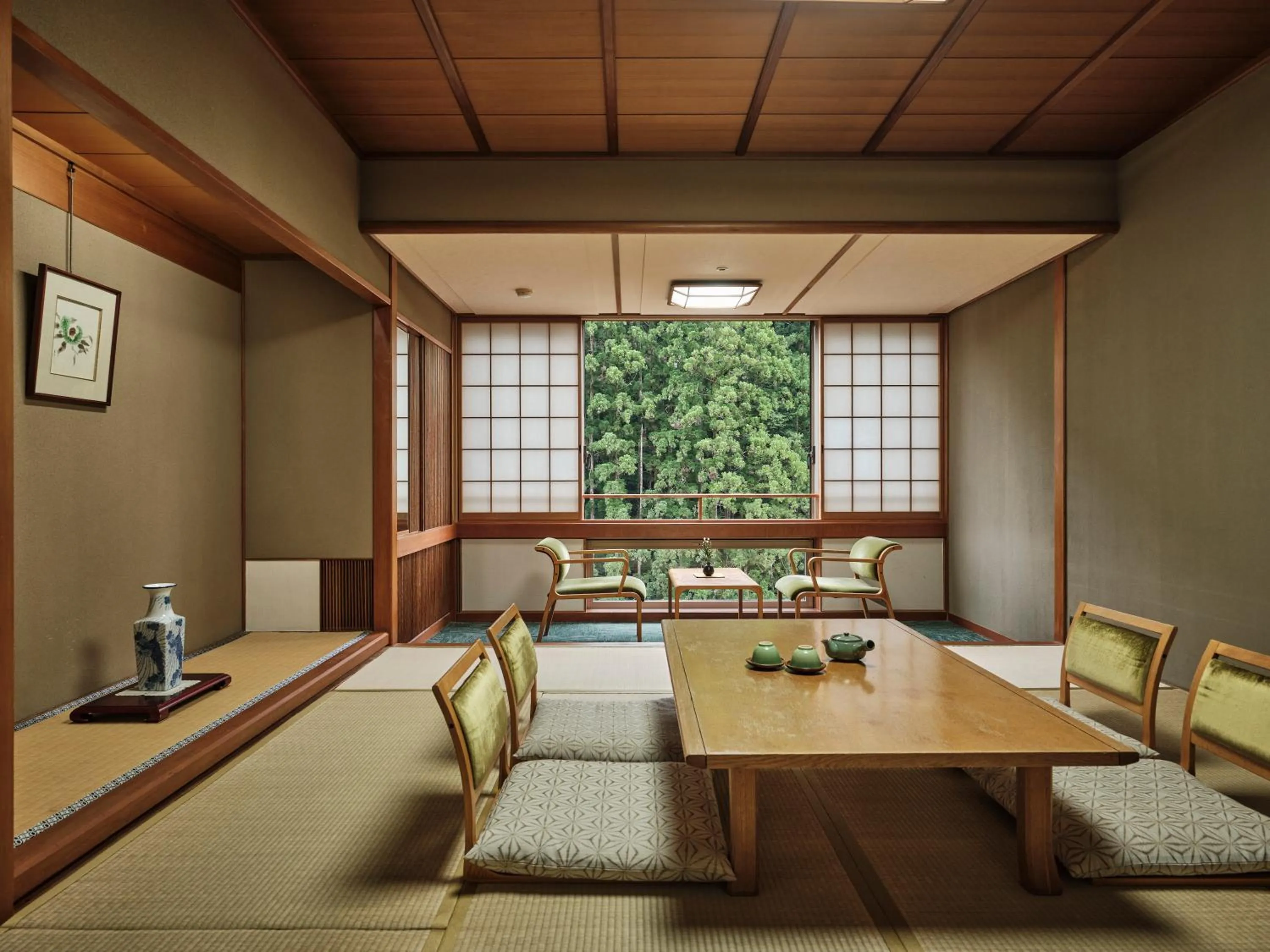 Photo of the whole room in Sansuikan Kawayu Midoriya