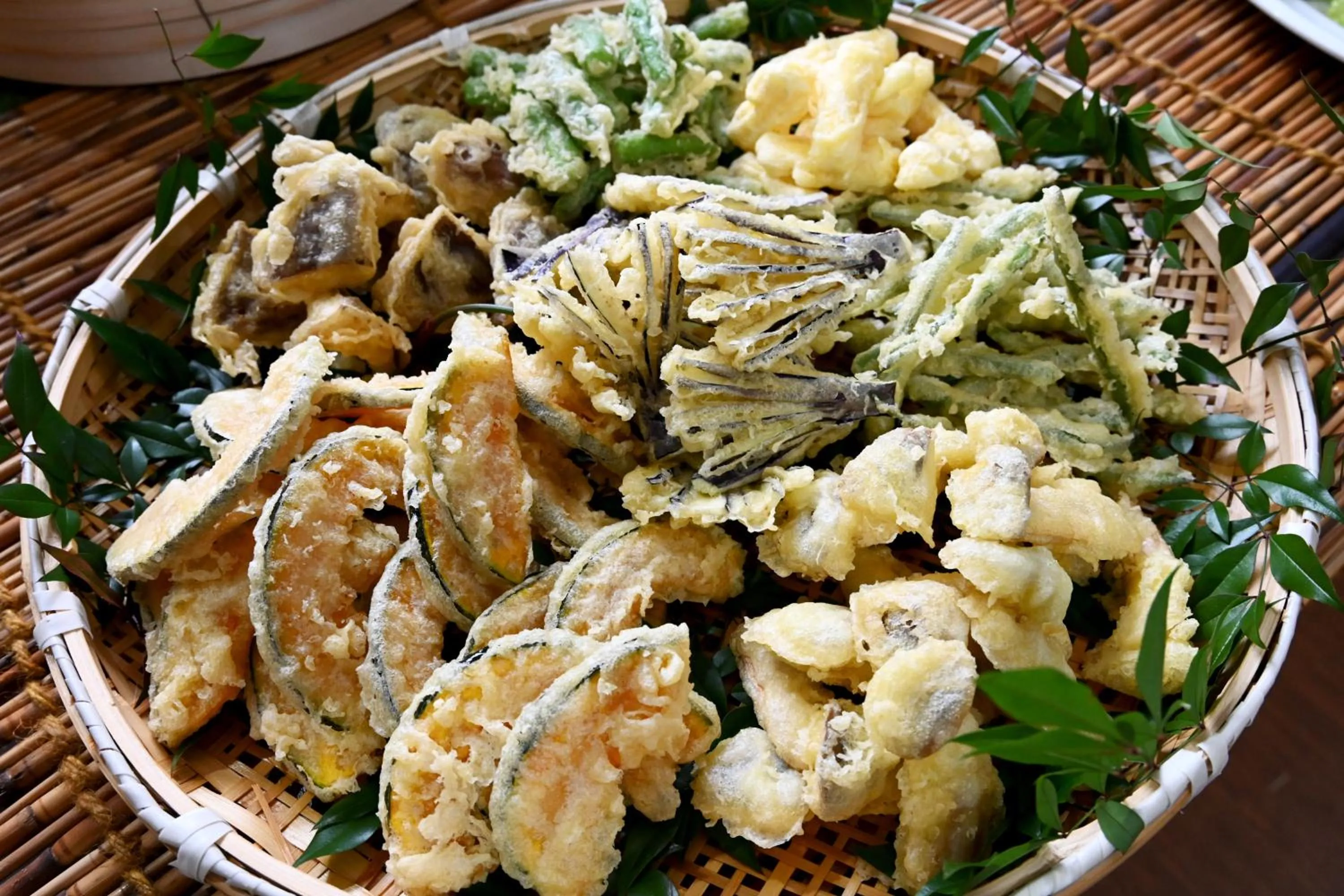 Dinner in Sansuikan Kawayu Midoriya