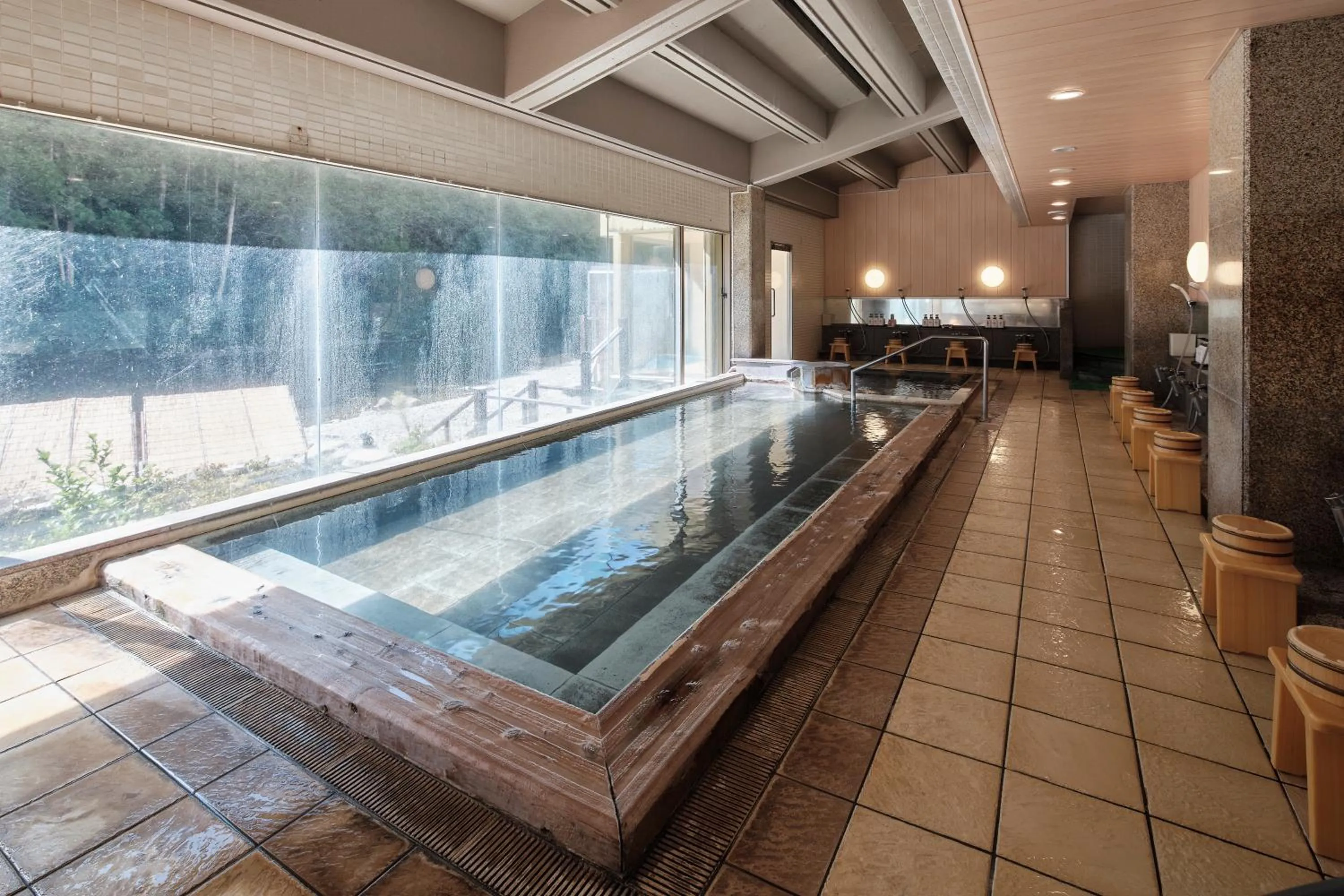Public Bath in Sansuikan Kawayu Midoriya
