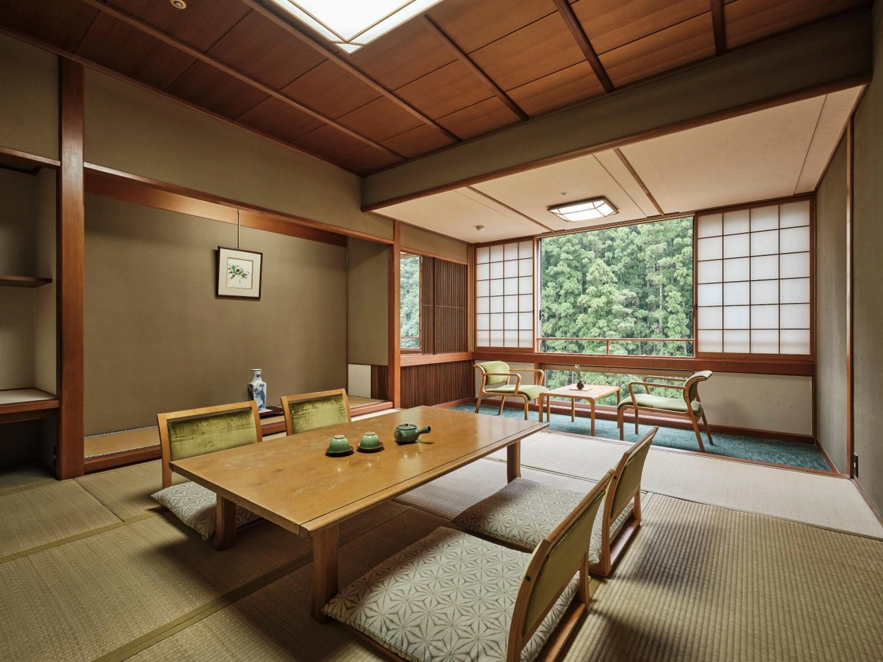 Photo of the whole room in Sansuikan Kawayu Midoriya