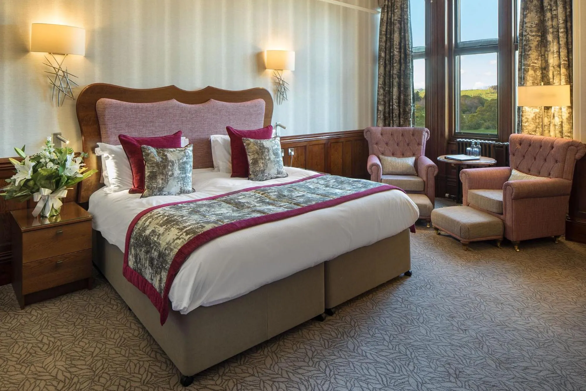 Bedroom, Bed in Armathwaite Hall Hotel & Spa