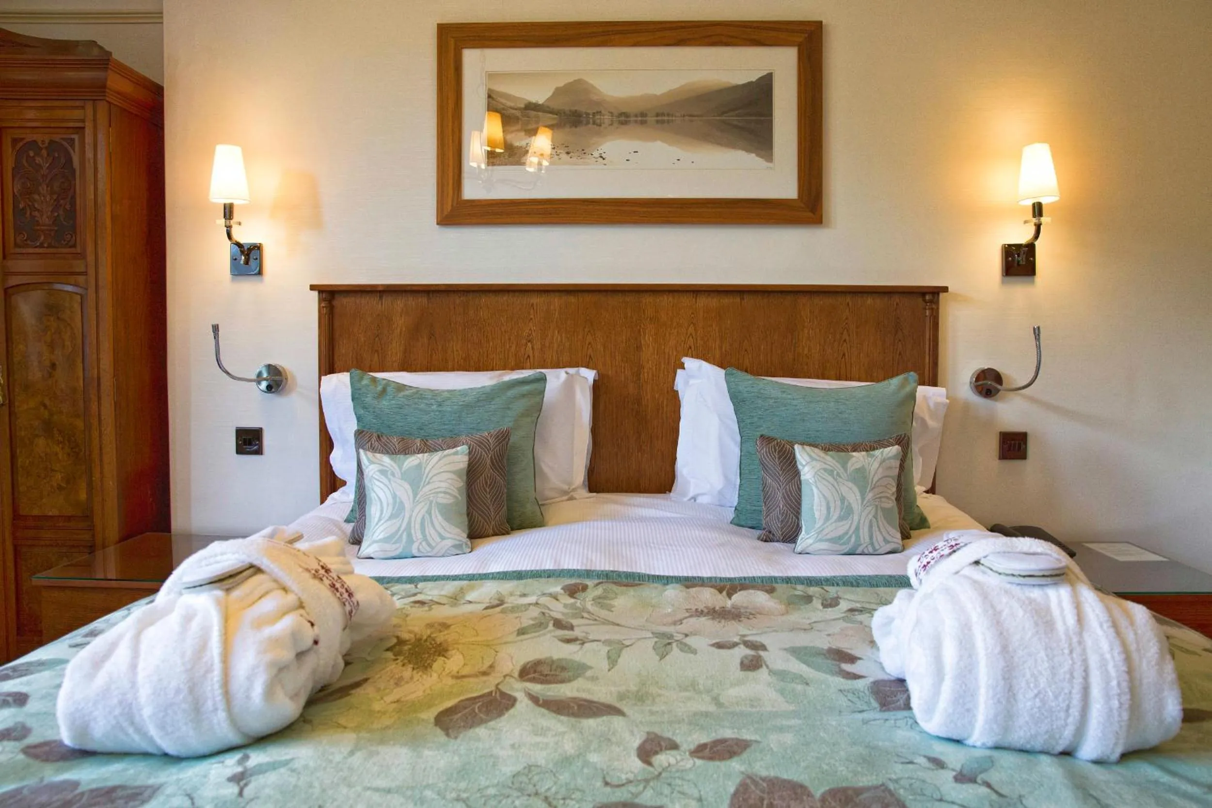Bed in Armathwaite Hall Hotel & Spa