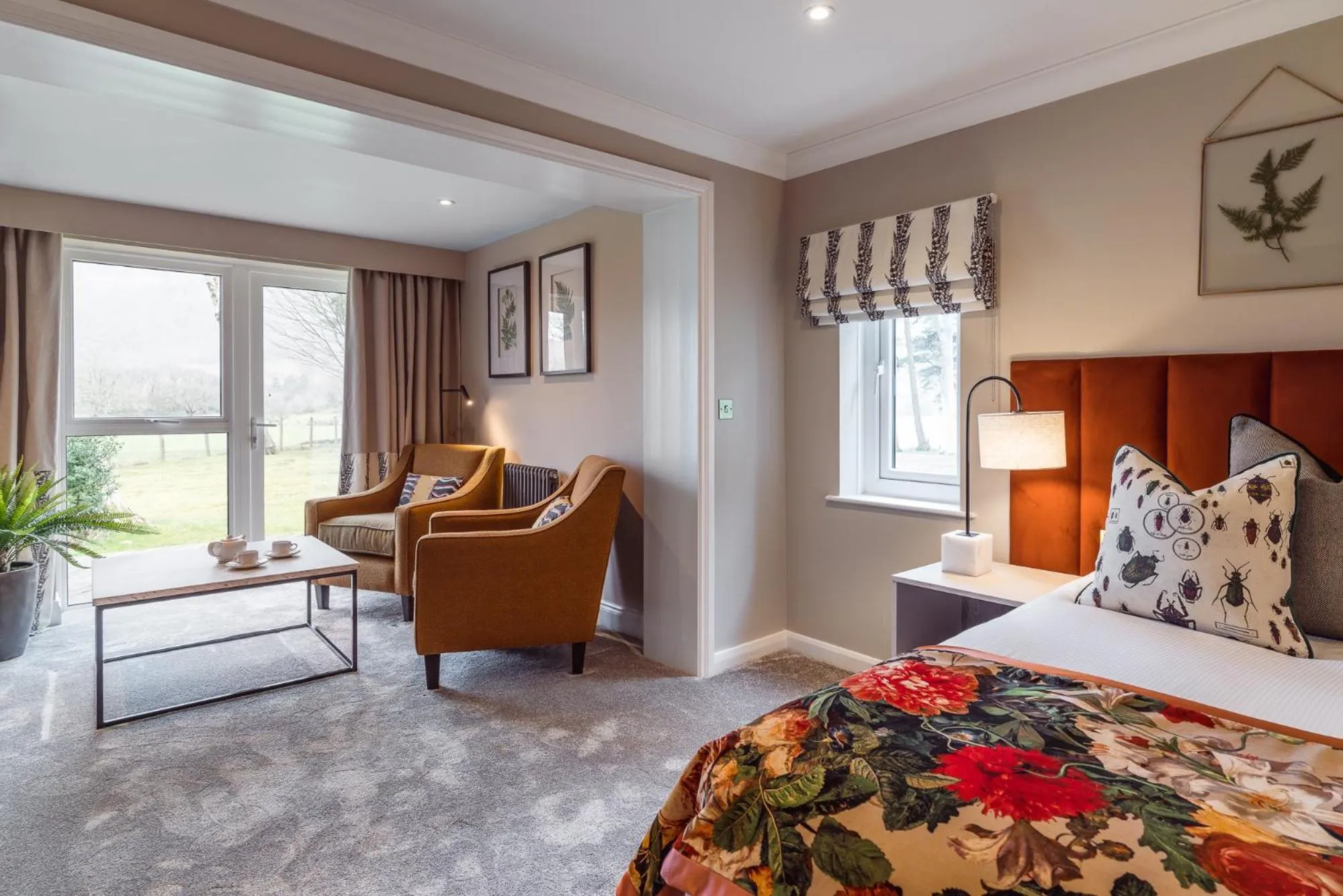 Bedroom, Bed in Borrowdale Gates Hotel