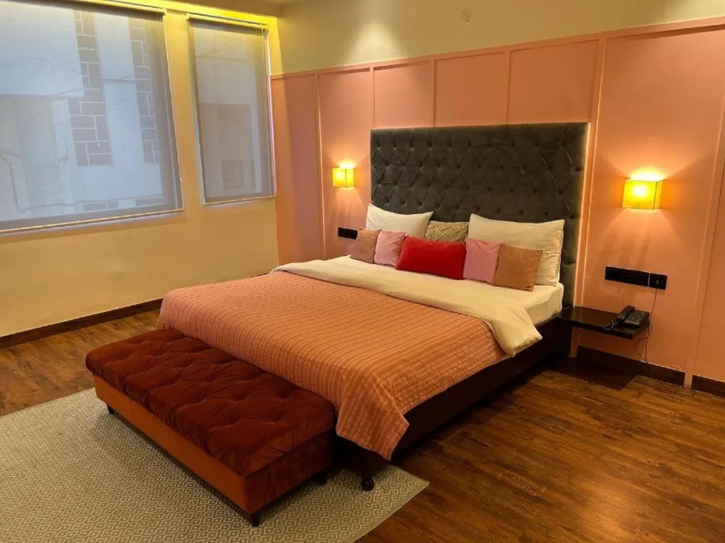 Bed in Gulmohar Mansion - A Boutique Stay