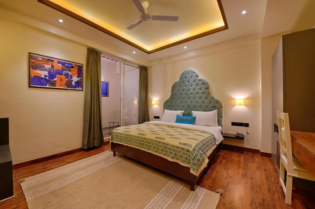 Bed in Gulmohar Mansion - A Boutique Stay