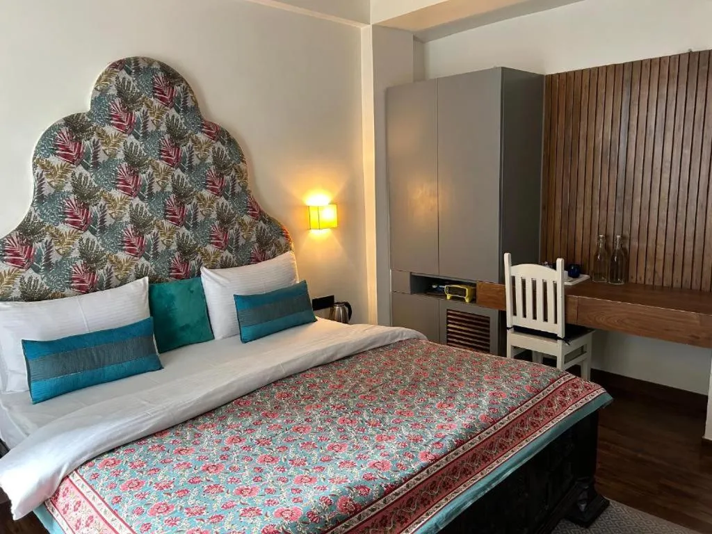 Bed in Gulmohar Mansion - A Boutique Stay