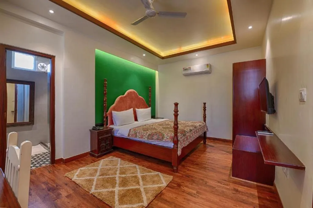 Bed in Gulmohar Mansion - A Boutique Stay