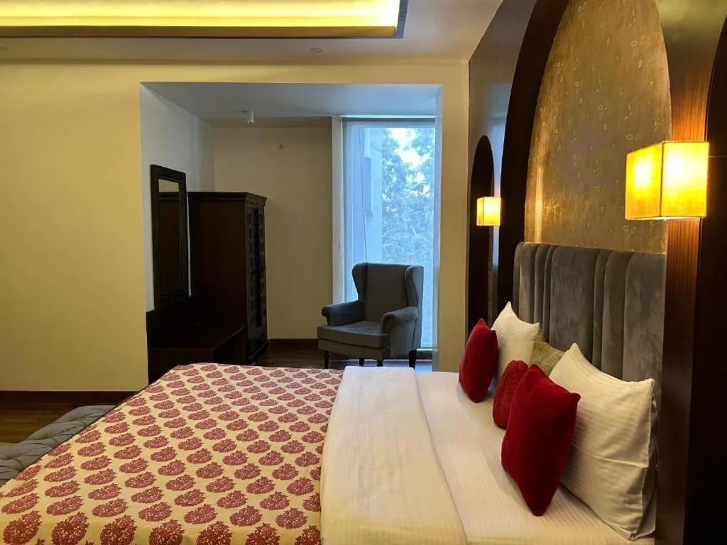 Bed in Gulmohar Mansion - A Boutique Stay