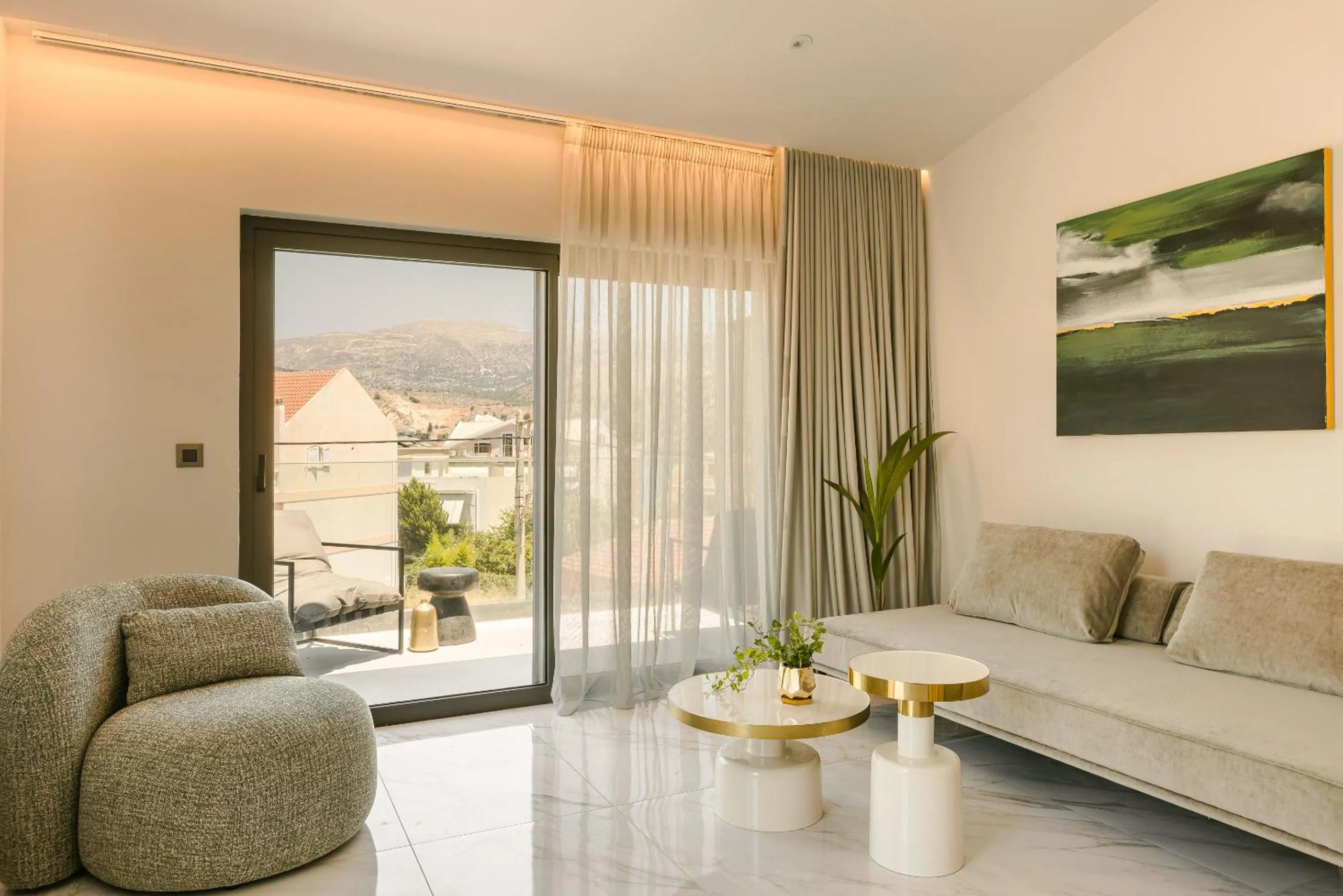 Seating area in G Boutique Hotel Kefalonia