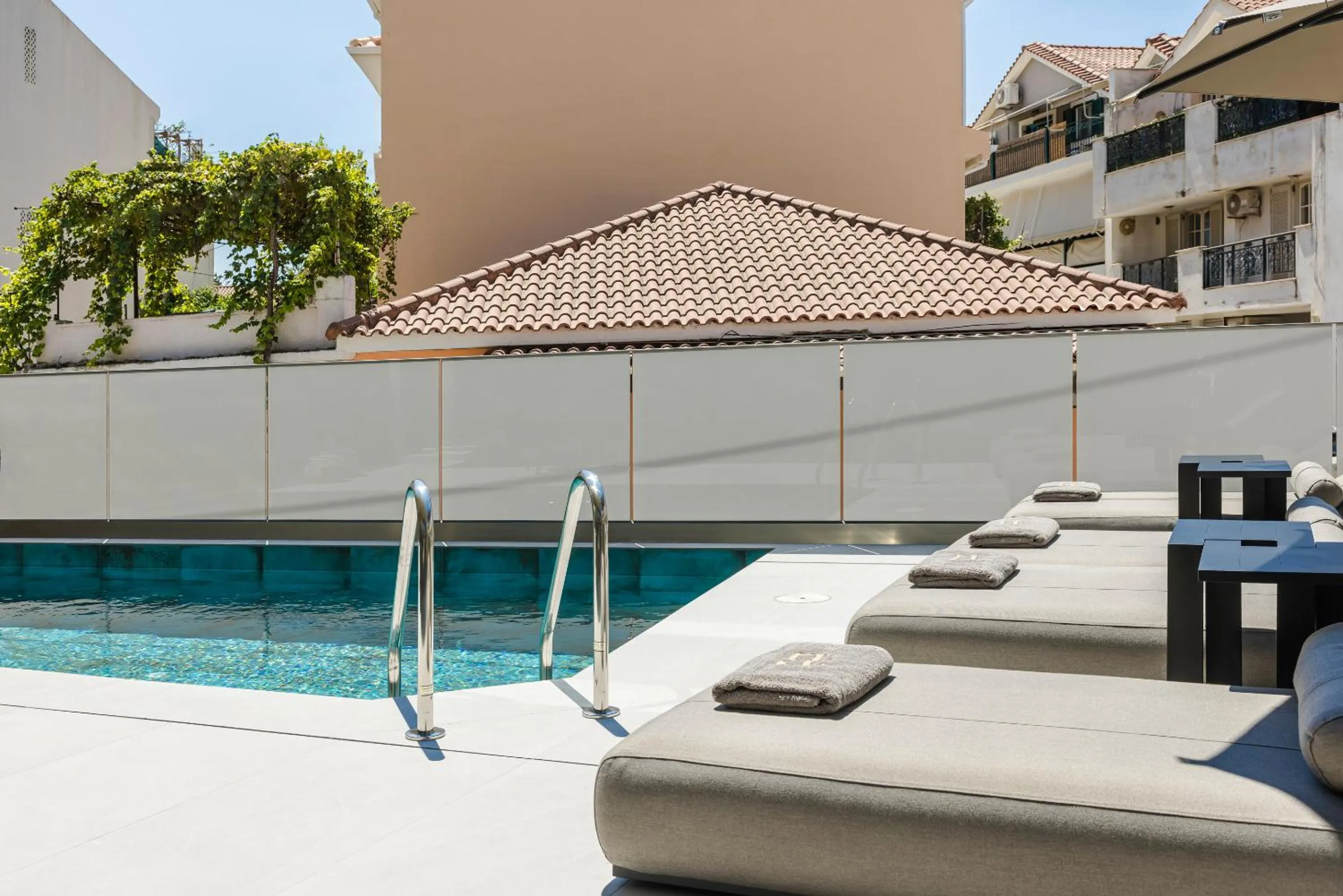 Balcony/Terrace in G Boutique Hotel Kefalonia