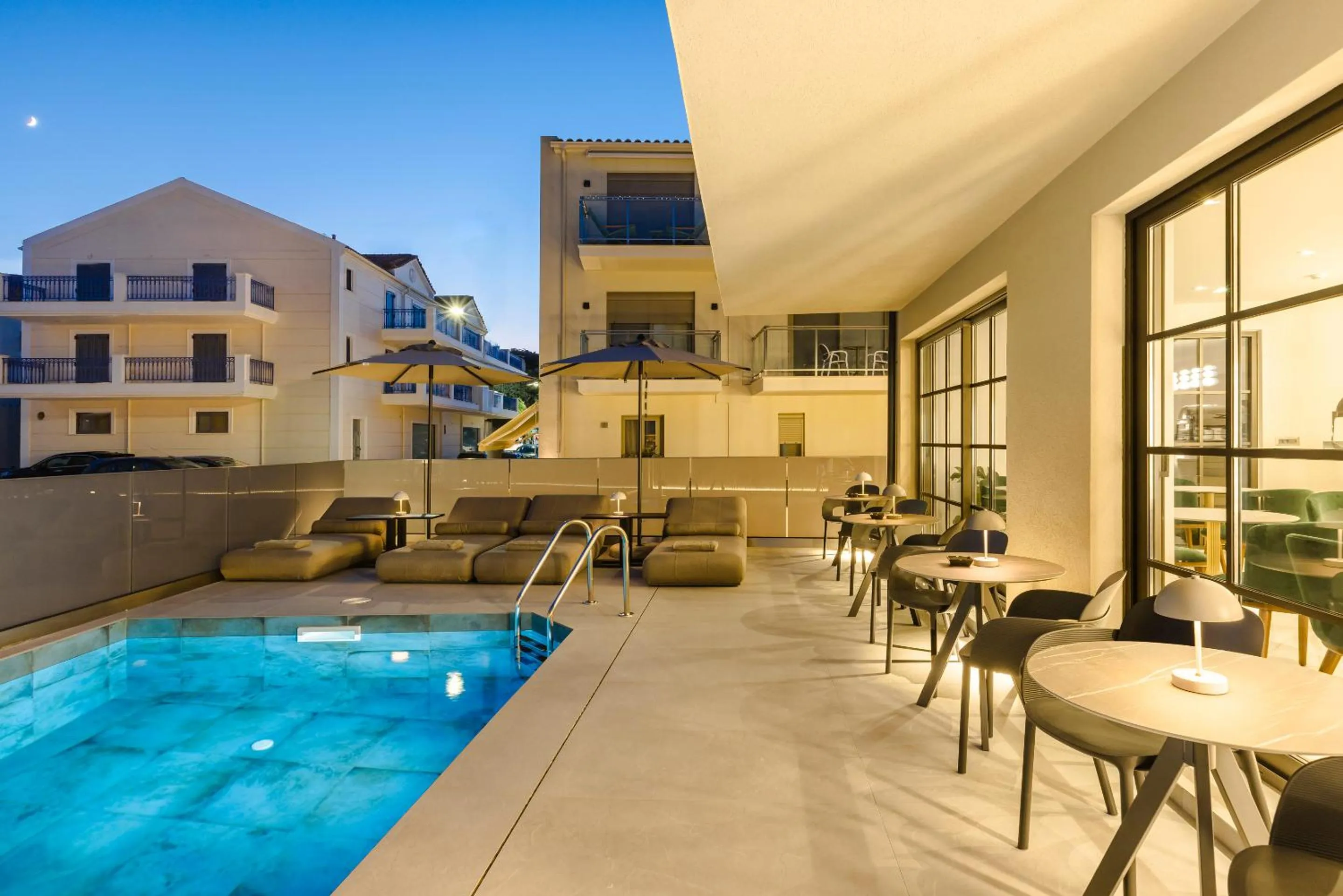 Balcony/Terrace in G Boutique Hotel Kefalonia