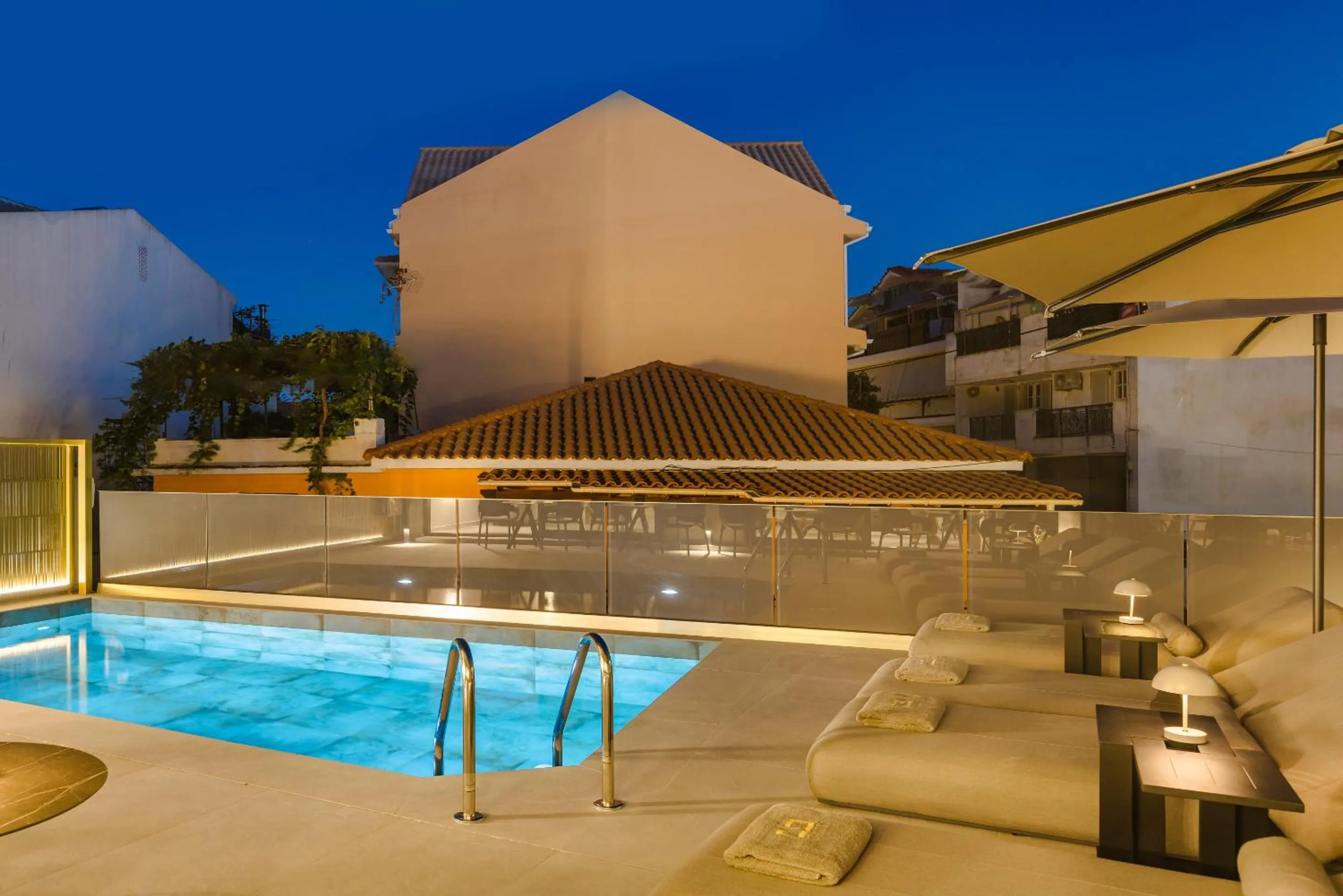 Balcony/Terrace in G Boutique Hotel Kefalonia