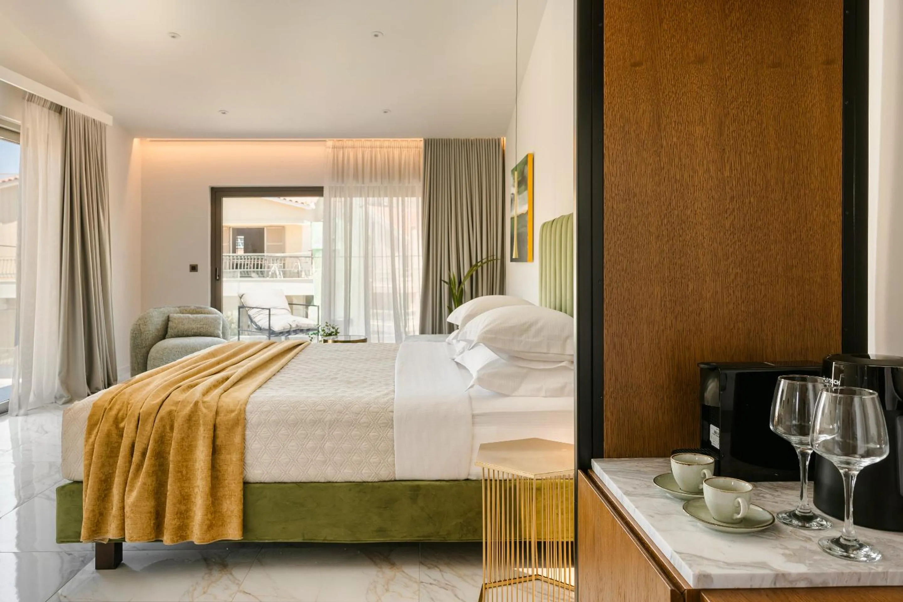 Bedroom, Bed in G Boutique Hotel Kefalonia