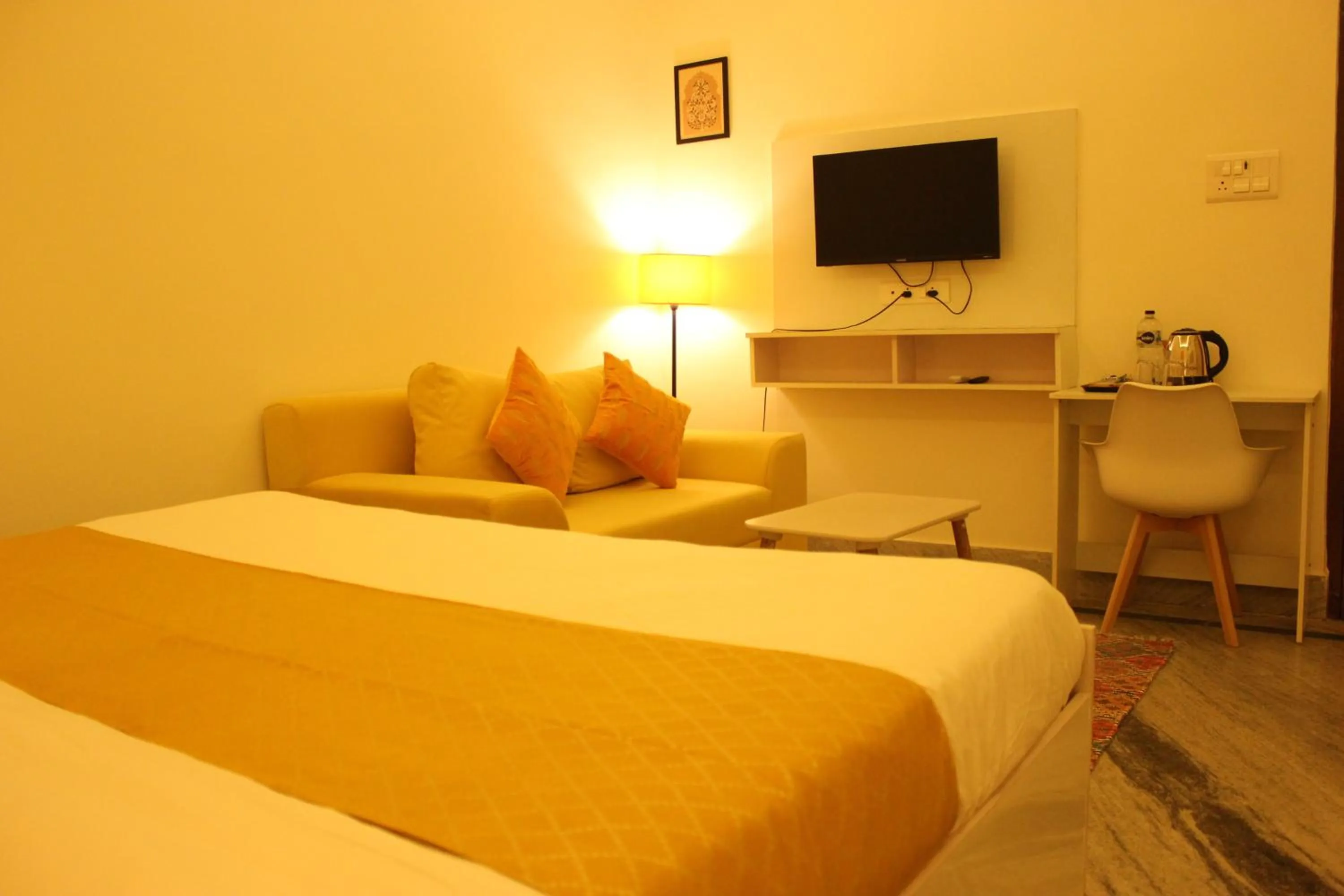 Bed in The Nandi International Boutique Stay