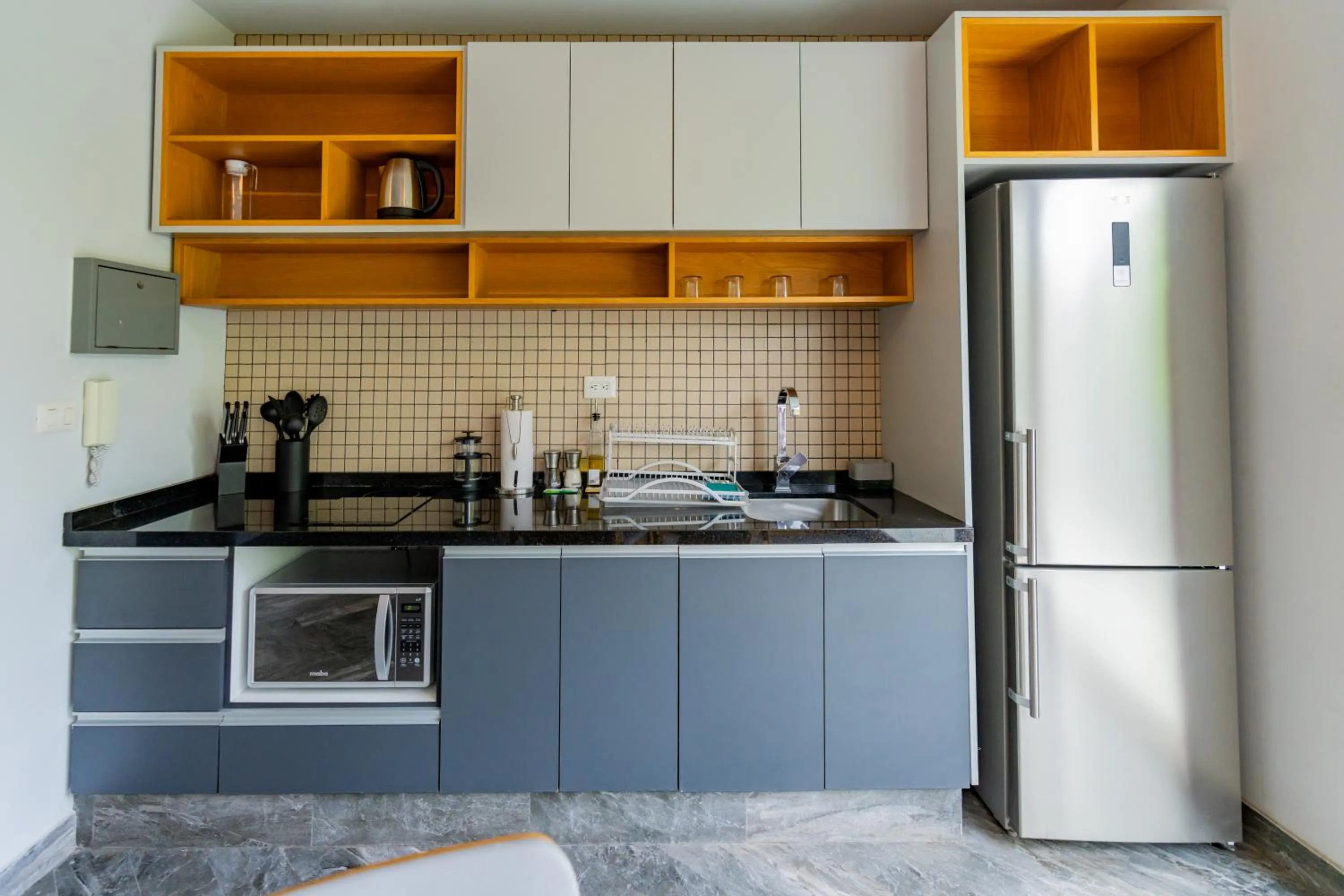 Kitchen or kitchenette in La Campechana in the heart of Roma and Condesa