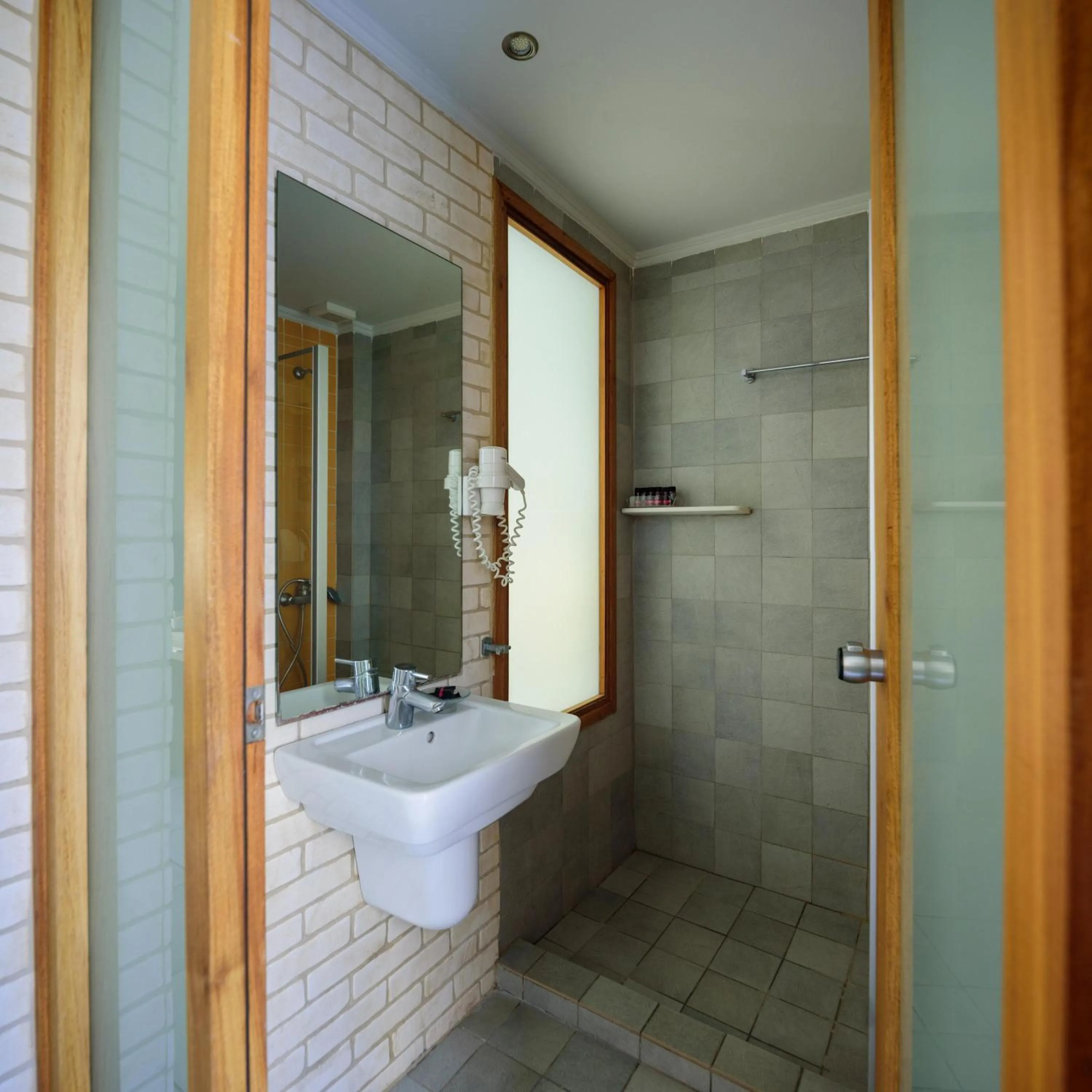 Bathroom in Afroditi Venus Beach Resort