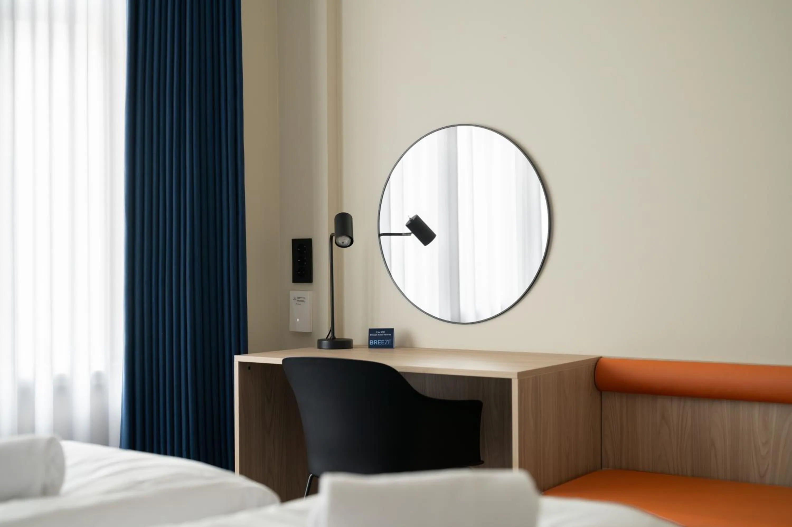 Seating area, Bed in BREEZE Hotel Victoria - Self-Service