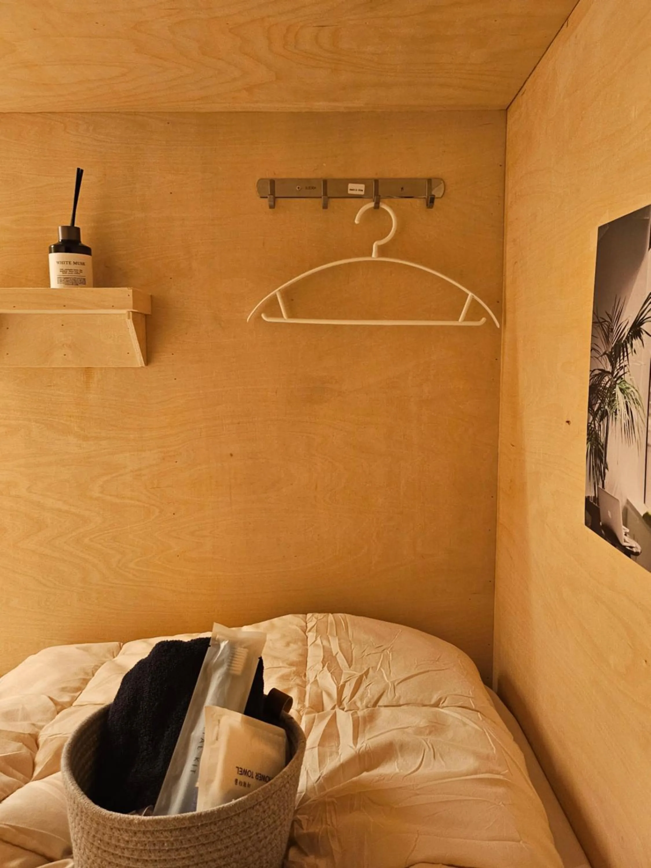 Bed in Travel Light Hostel