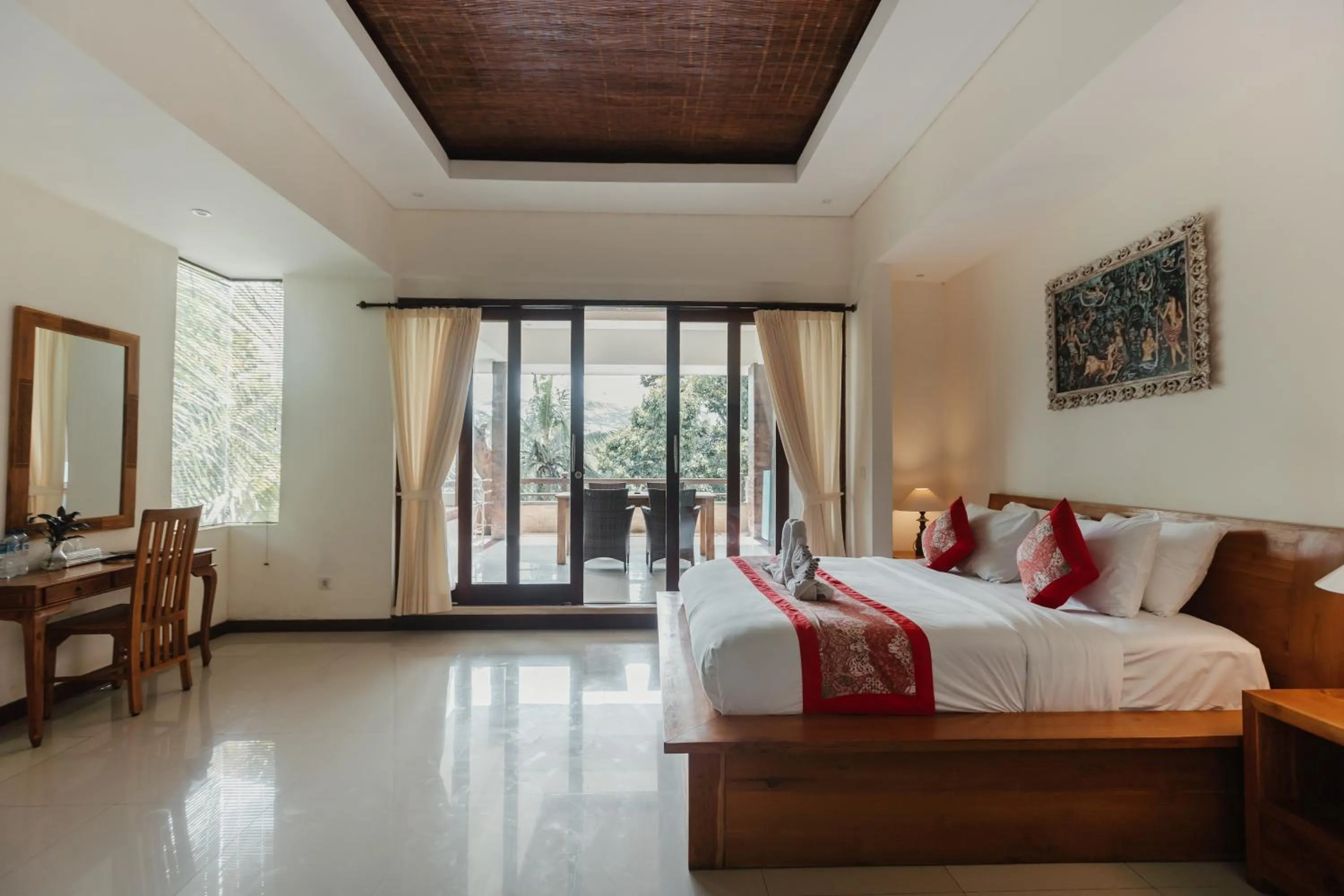 Bed in The Iyang Ubud