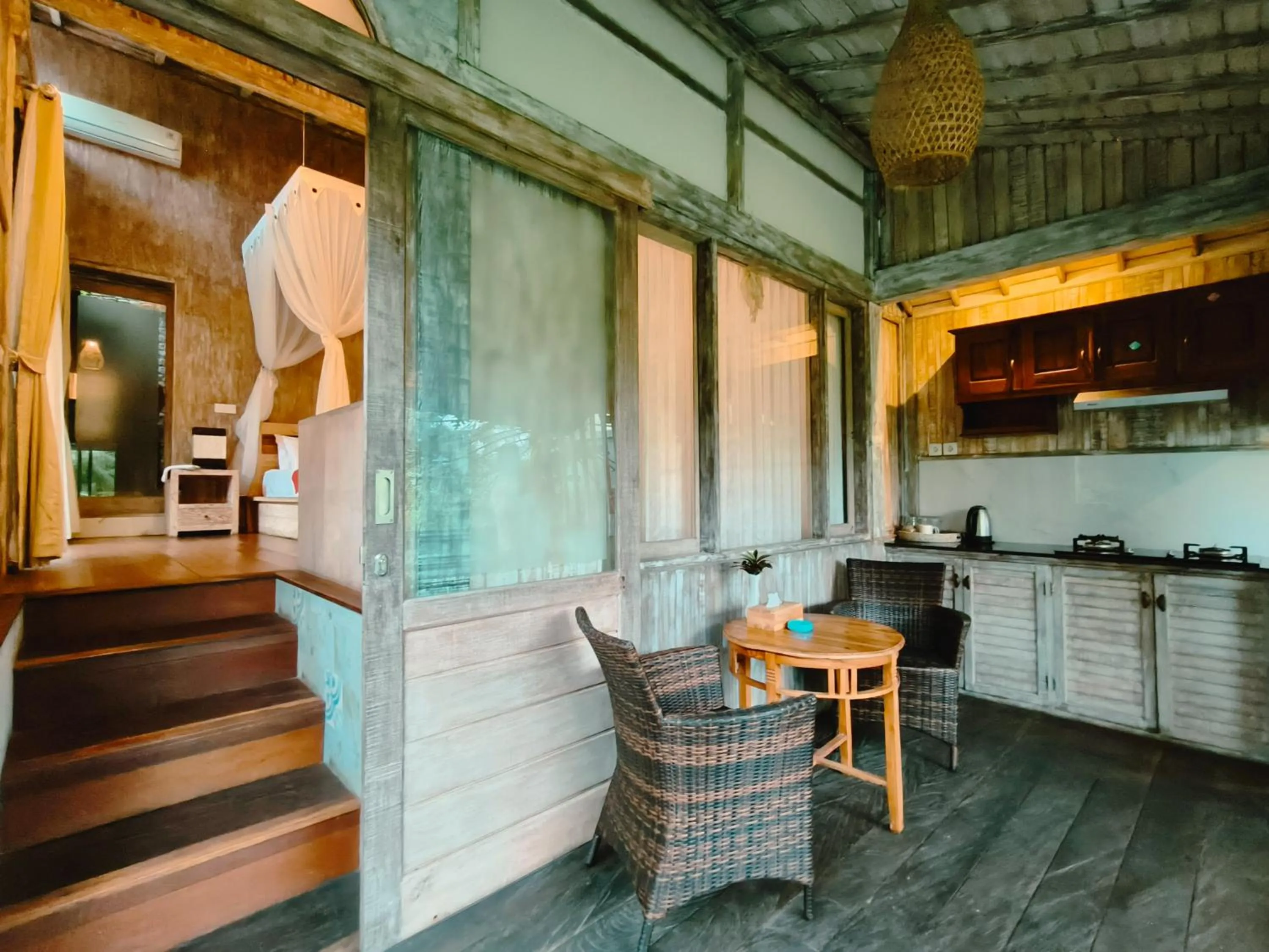 Kitchen or kitchenette in The Iyang Ubud