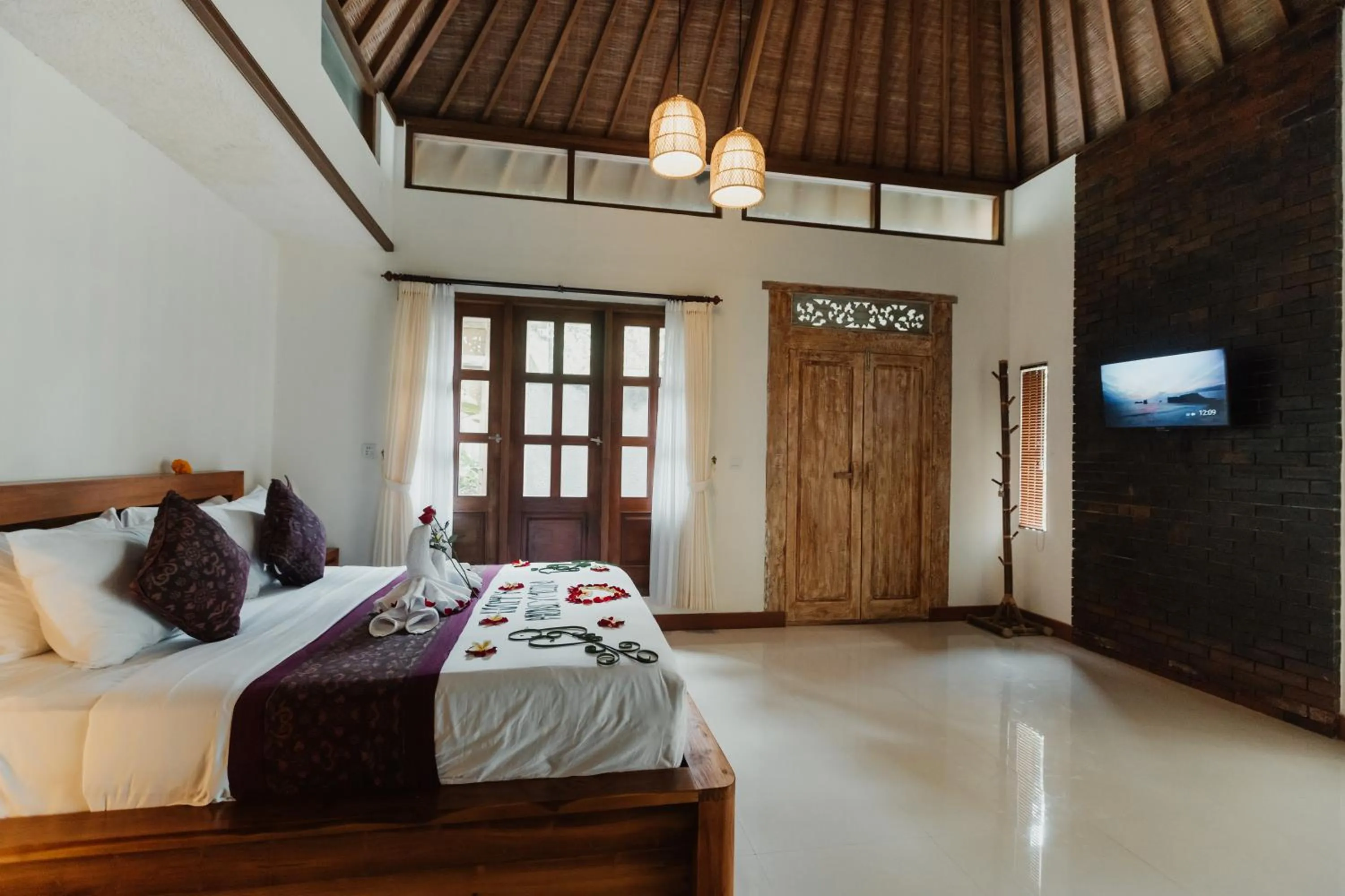 Bed in The Iyang Ubud