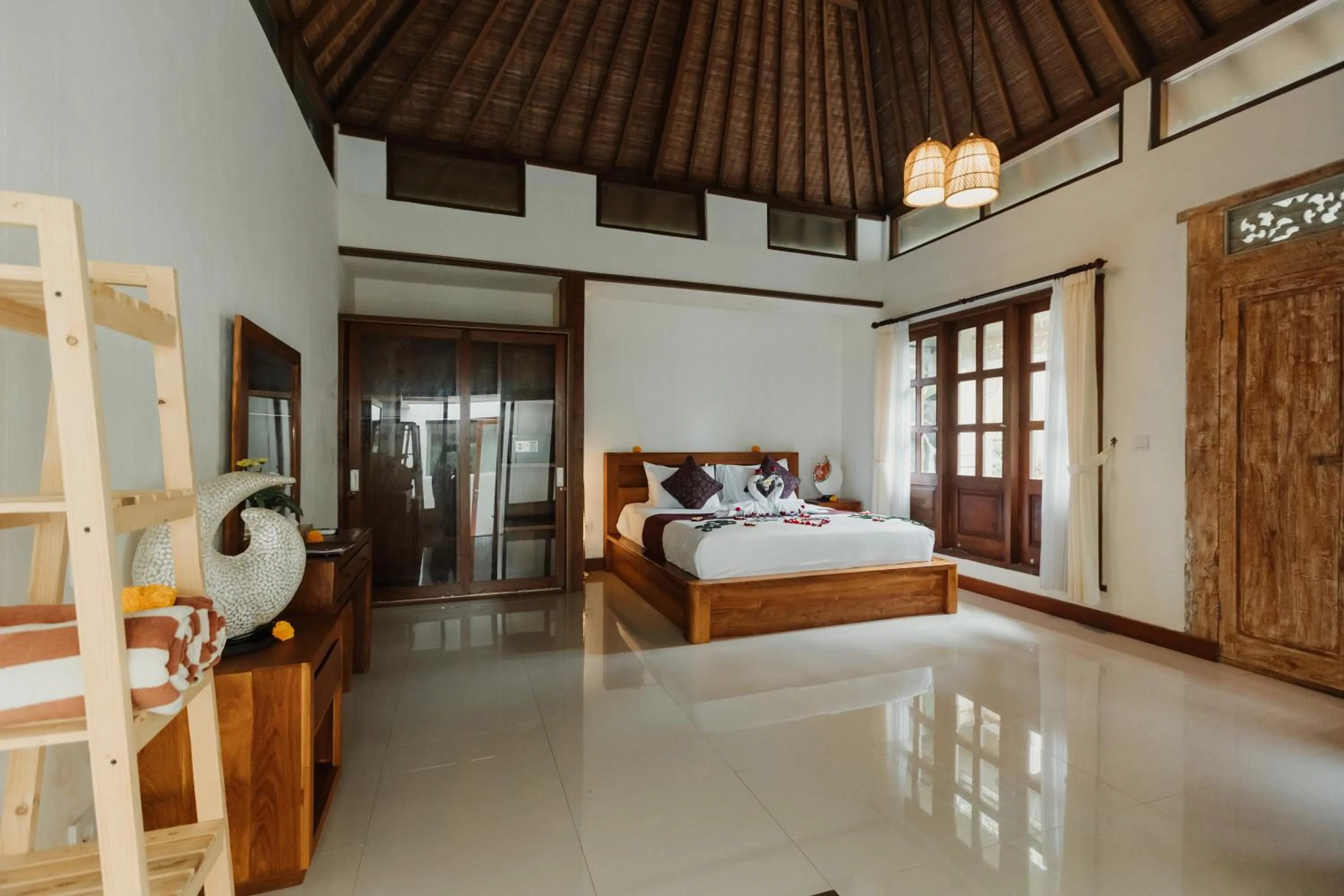Bed in The Iyang Ubud