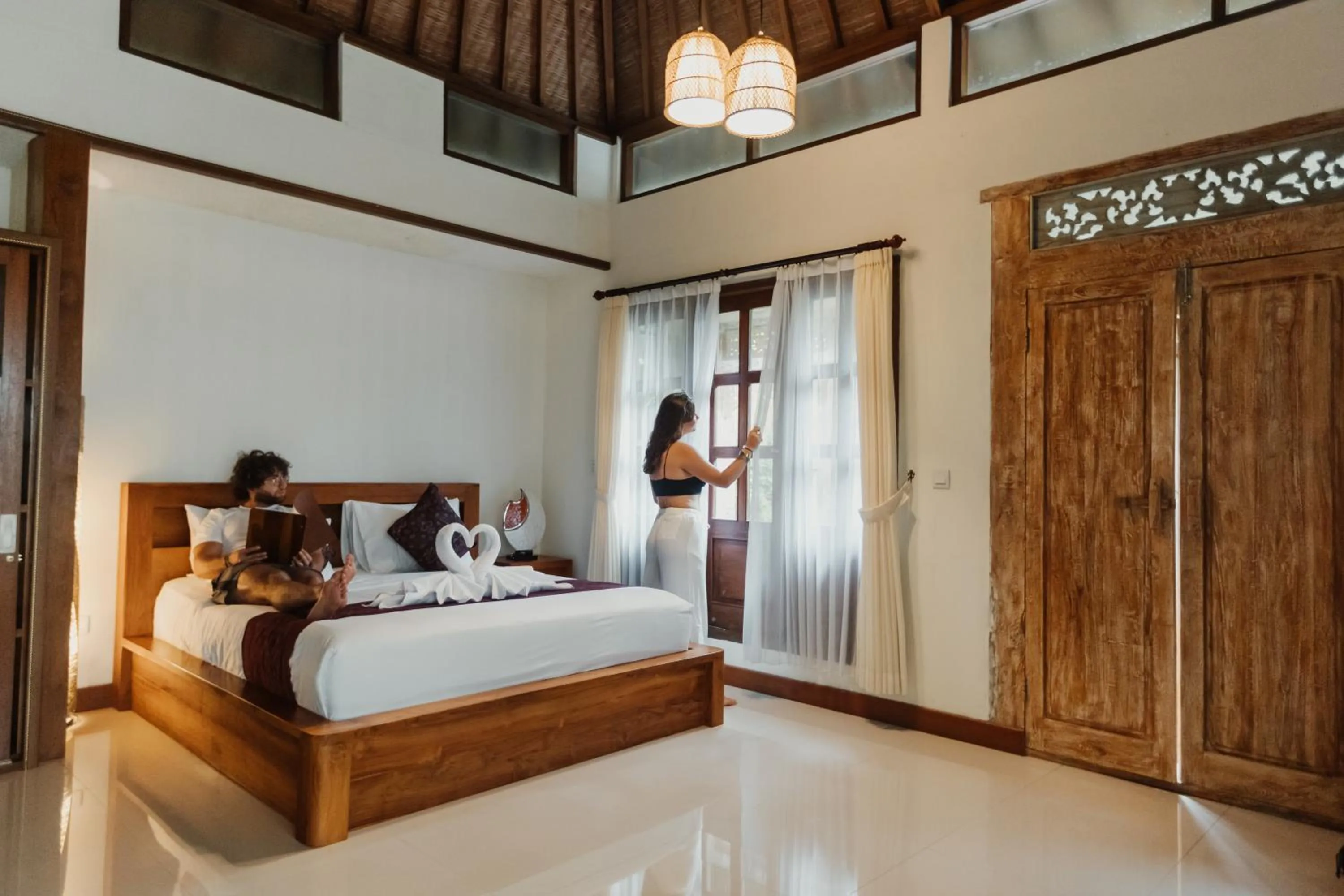 Bed in The Iyang Ubud