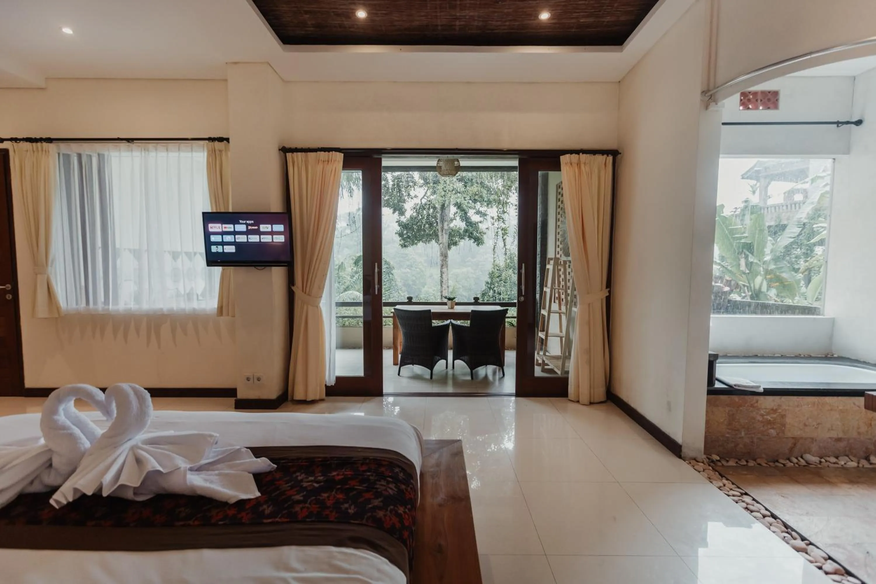 Bed in The Iyang Ubud