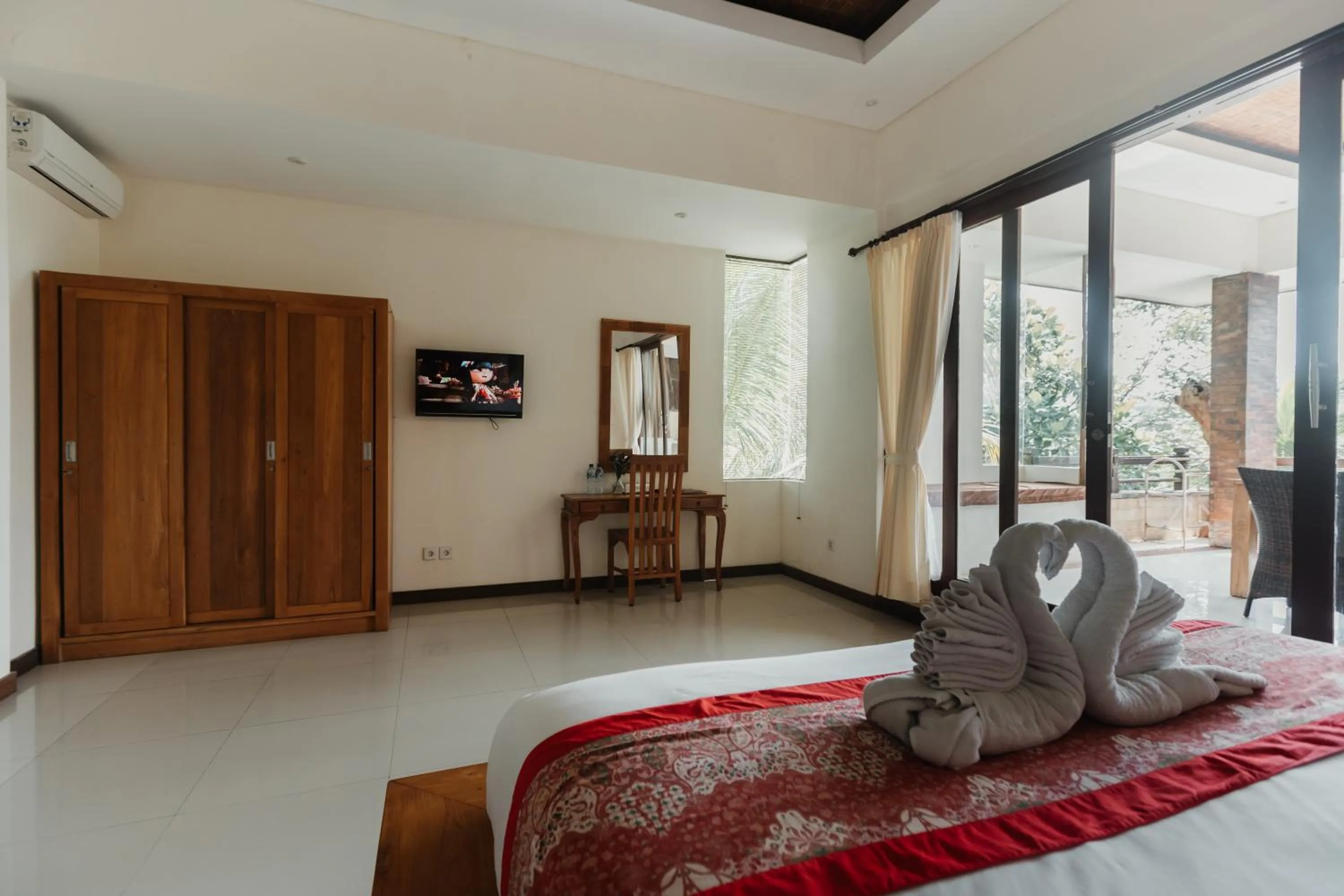 Bed in The Iyang Ubud