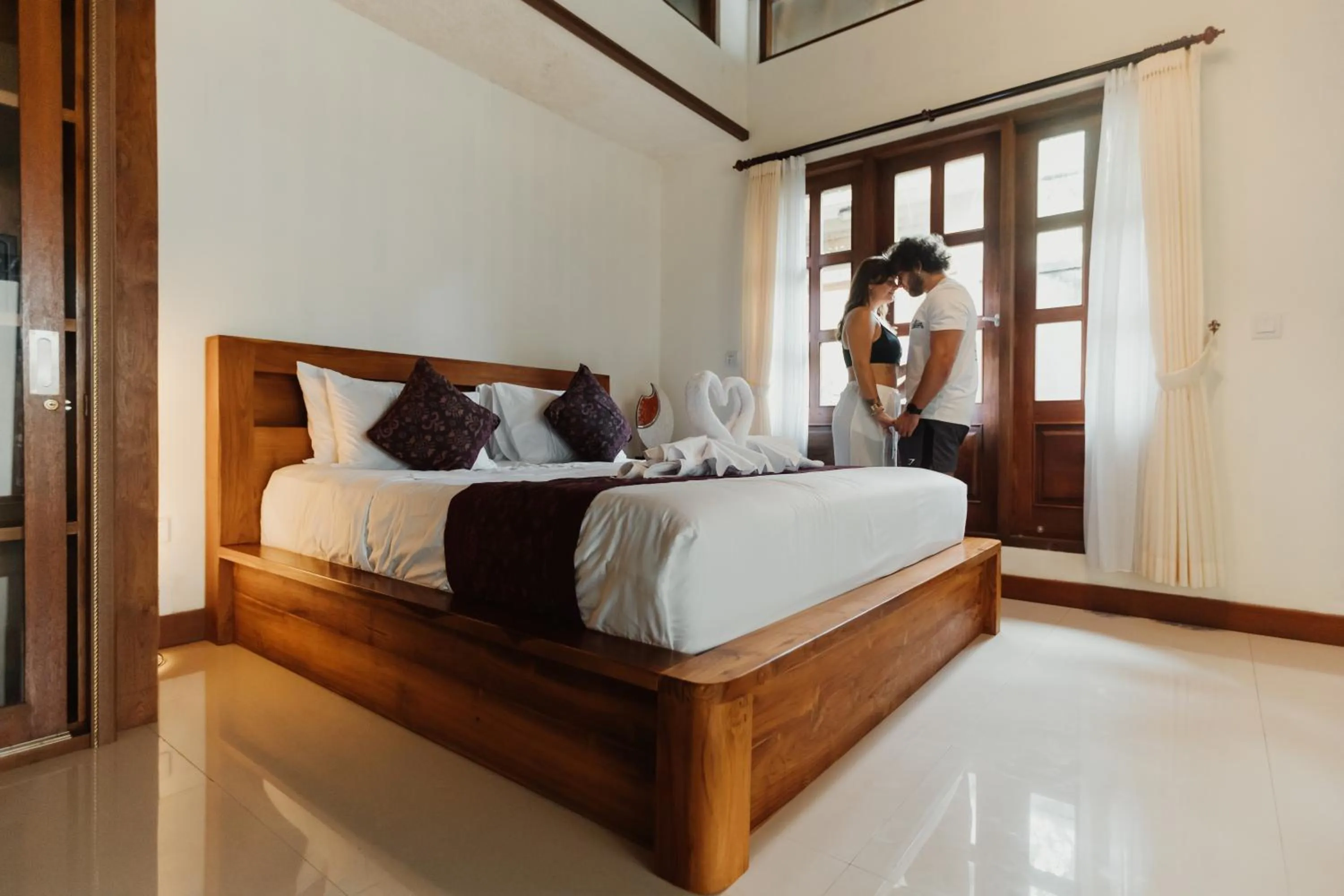 Bed in The Iyang Ubud