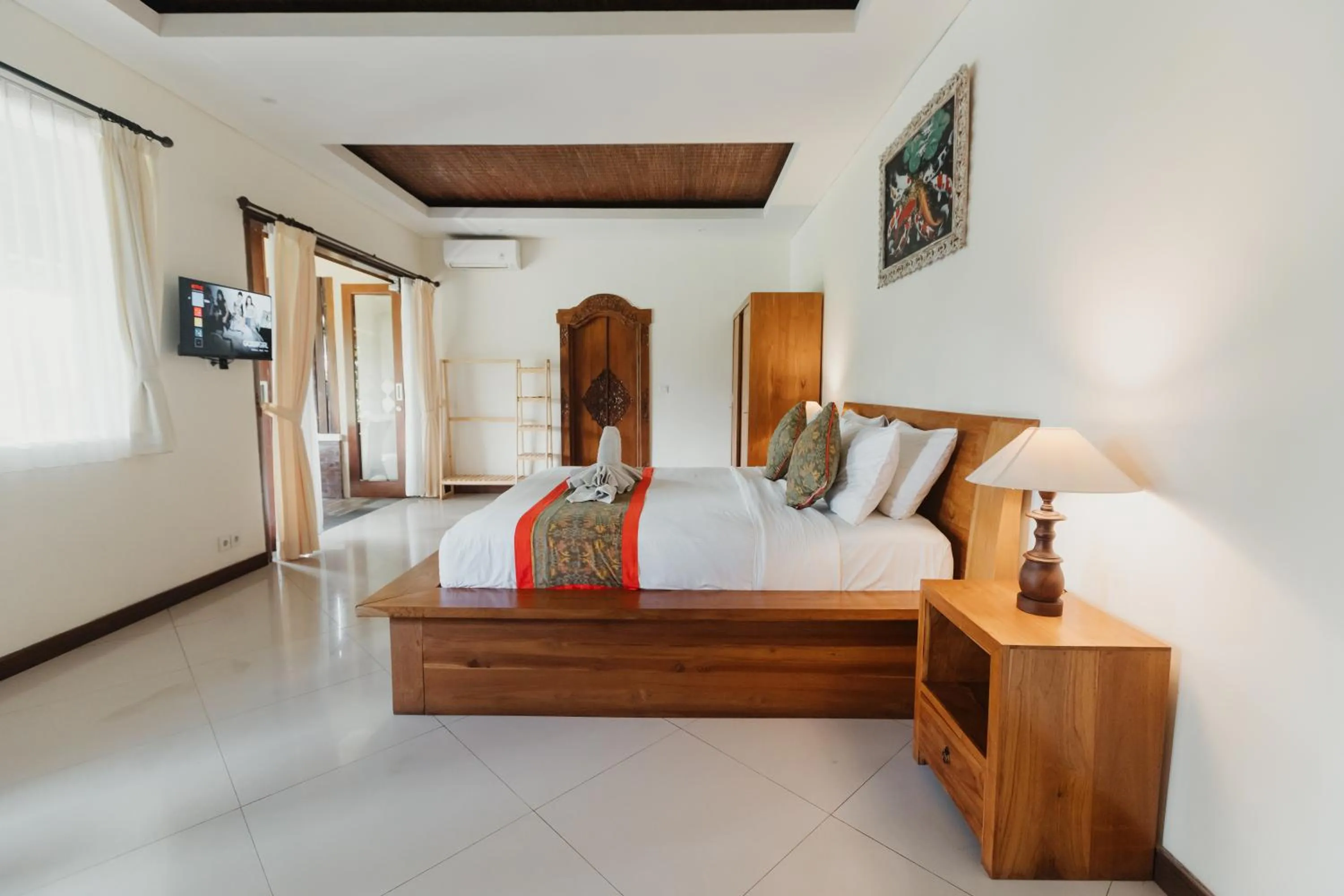 TV and multimedia, Bed in The Iyang Ubud