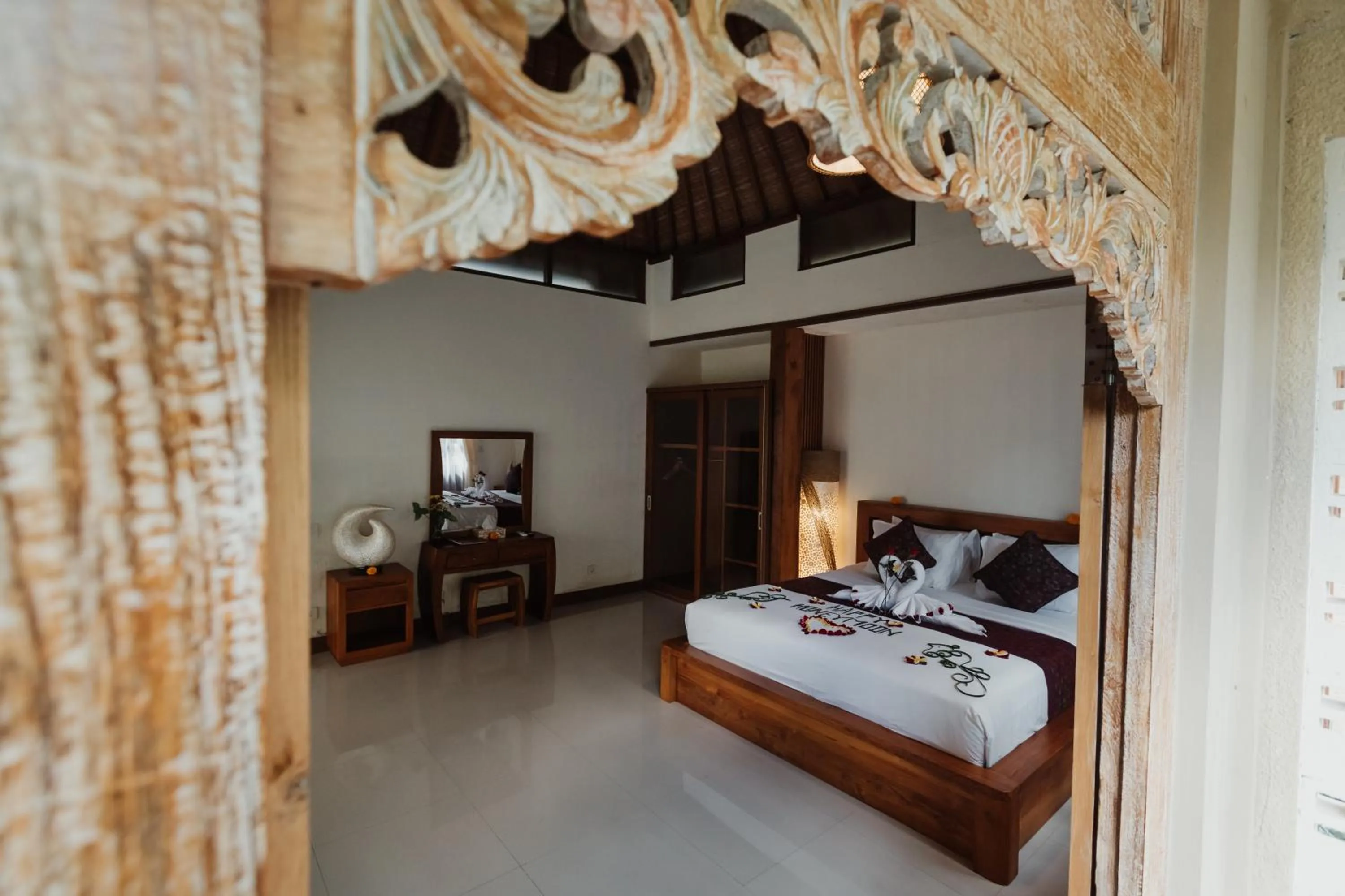 Bed in The Iyang Ubud
