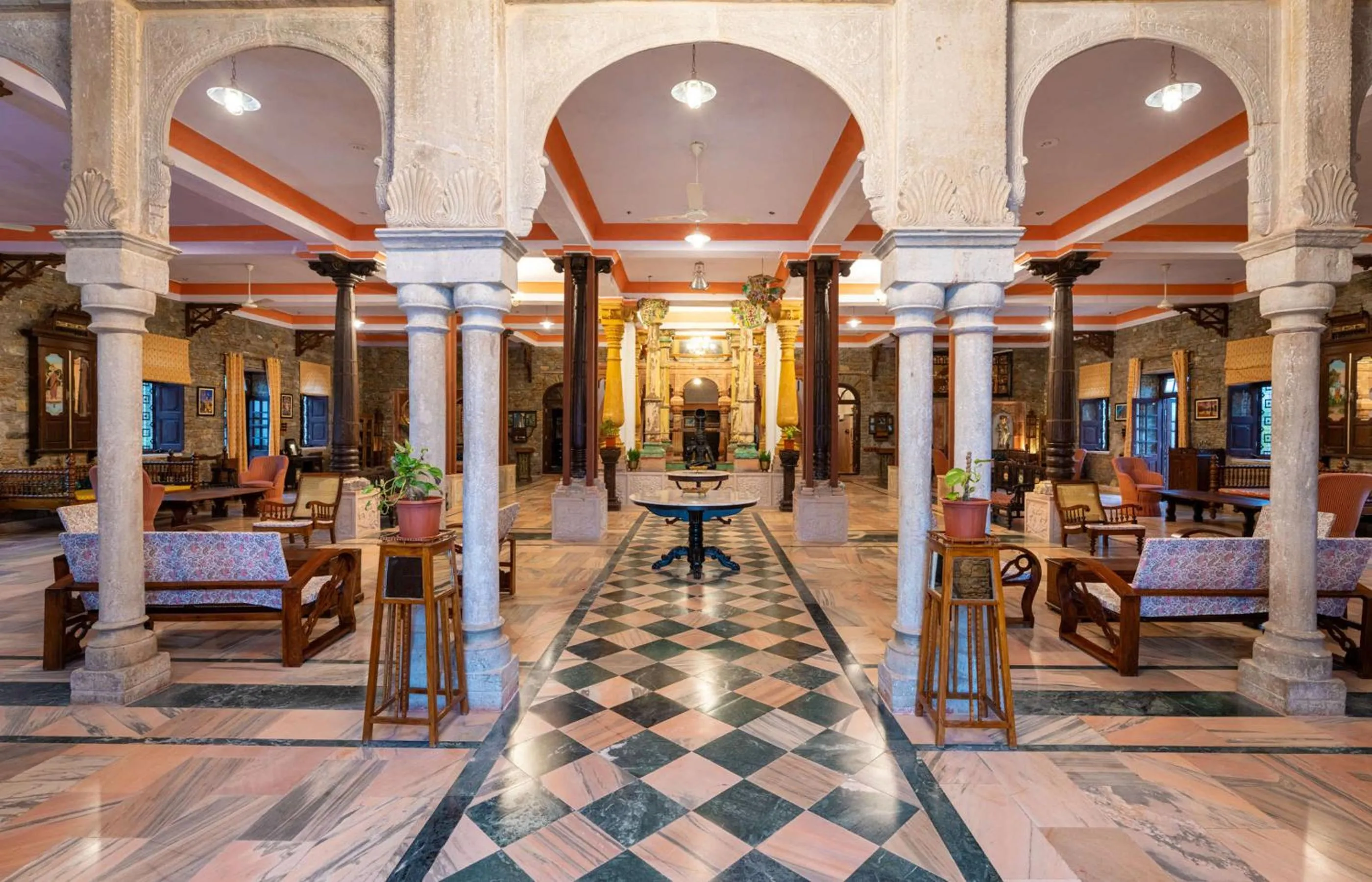 Seating area in Shrisiddhpuram