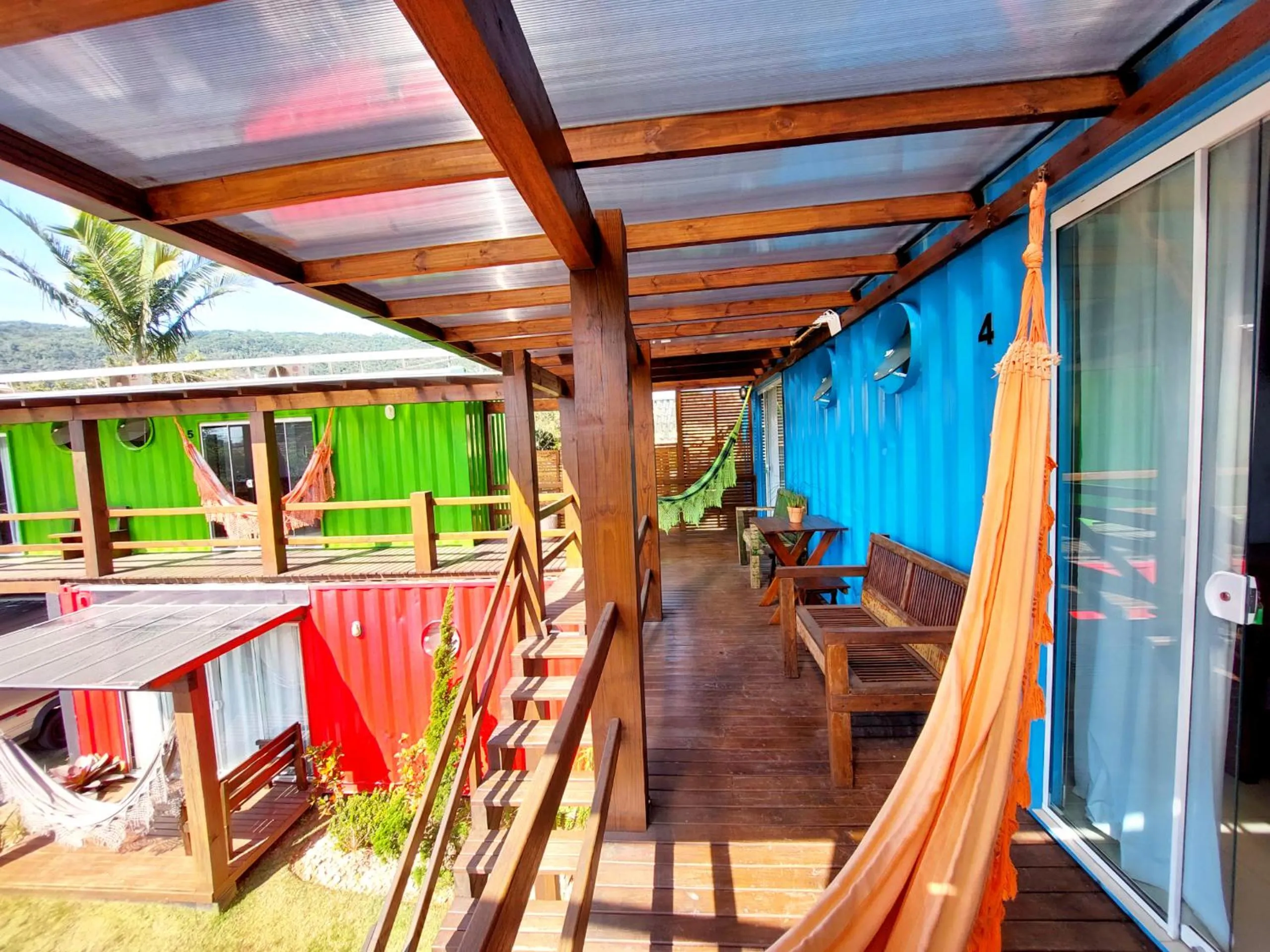 Balcony/Terrace in Pousada Container Eco Guarda