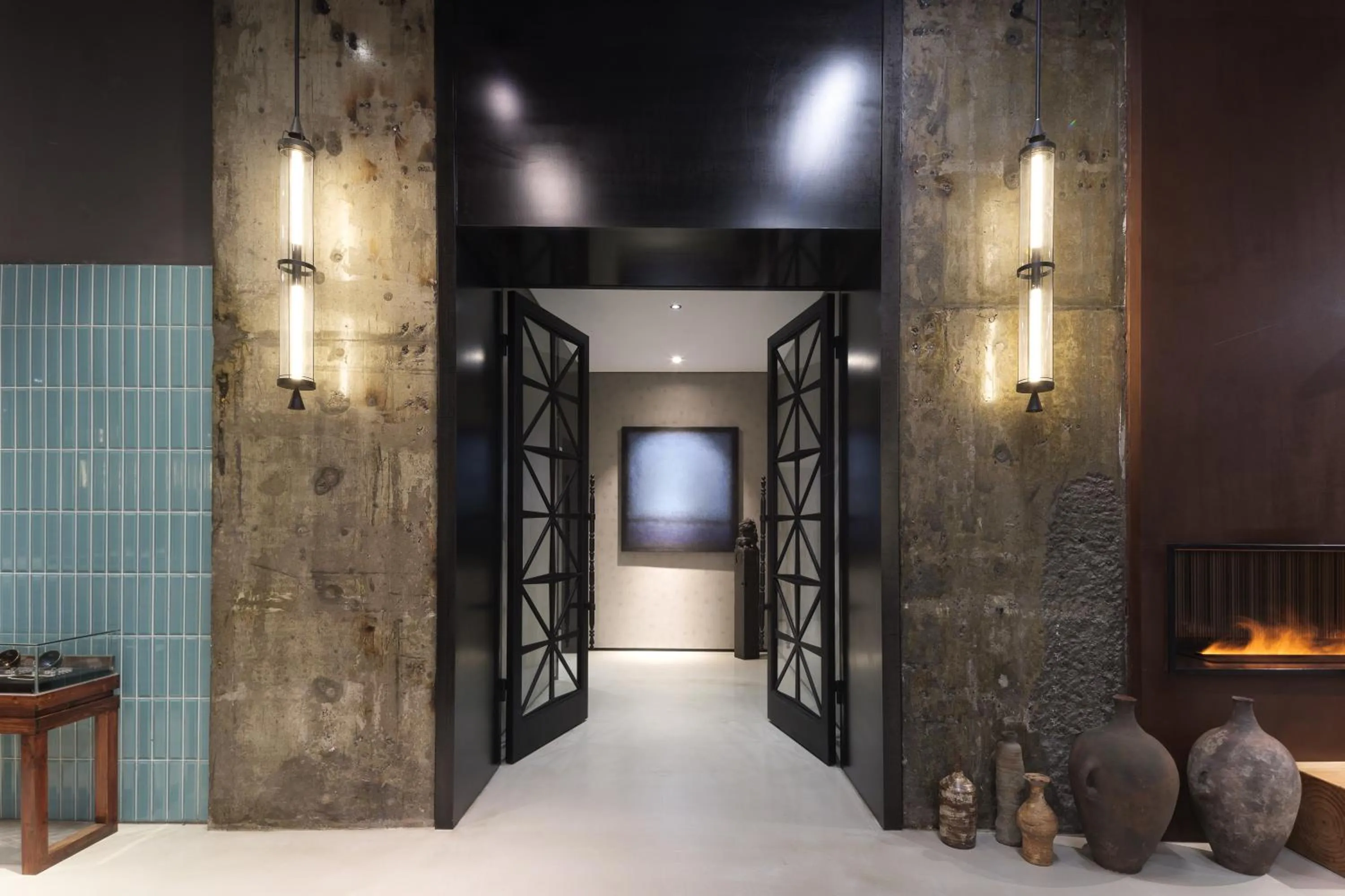 Decorative detail in Shanghai T Plus Hotel Residence