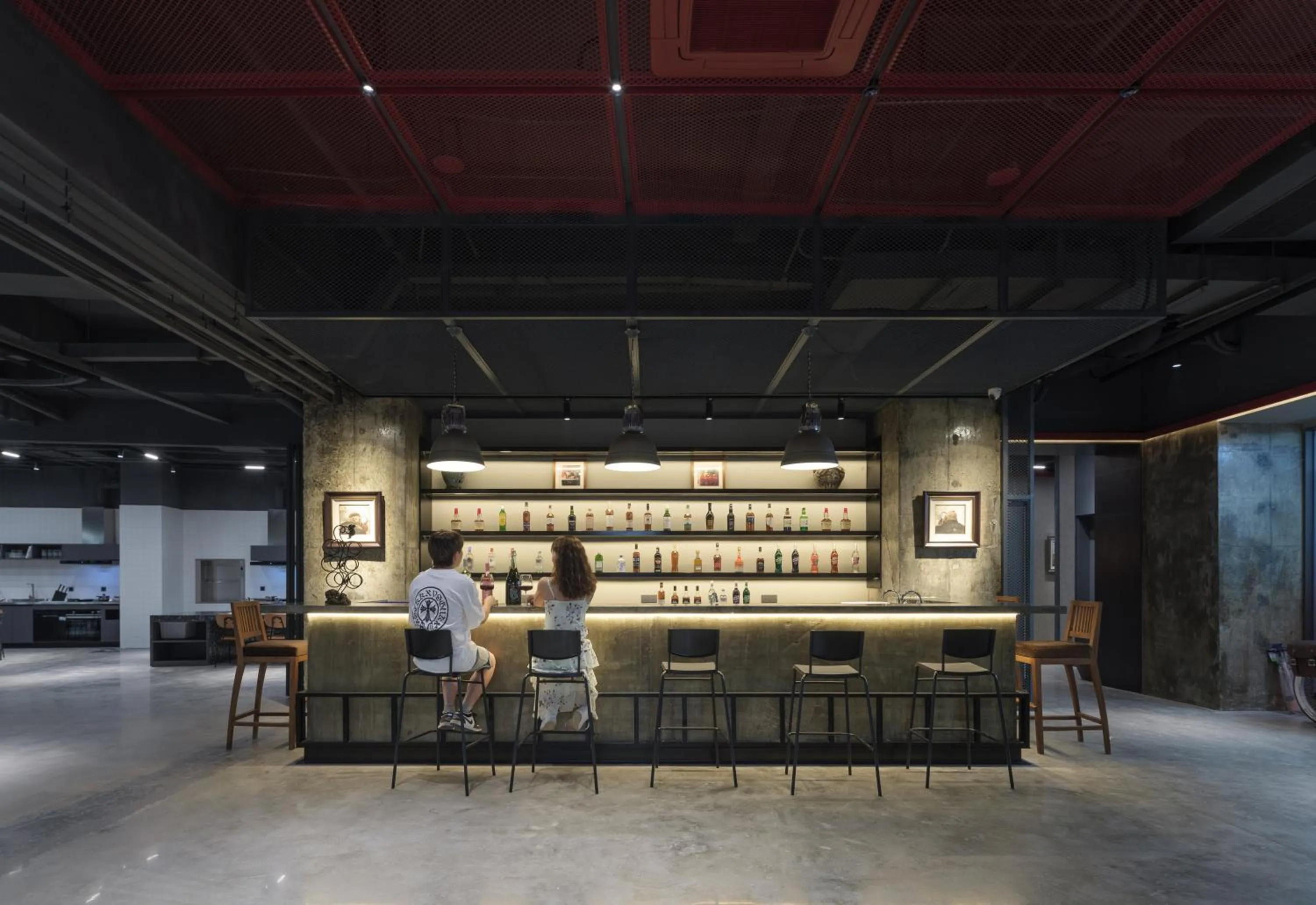 Lounge or bar in Shanghai T Plus Hotel Residence