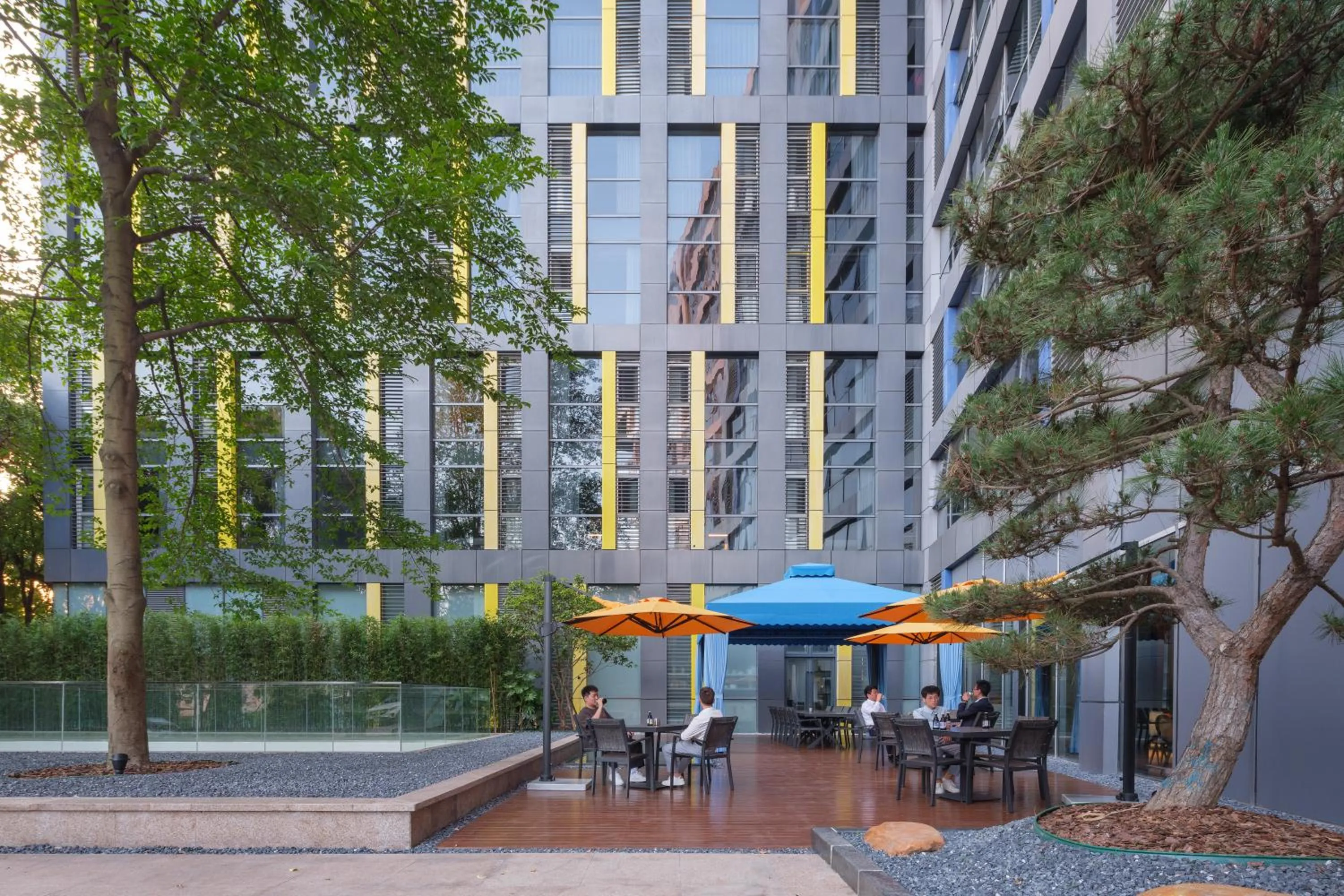 Property building in Shanghai T Plus Hotel Residence