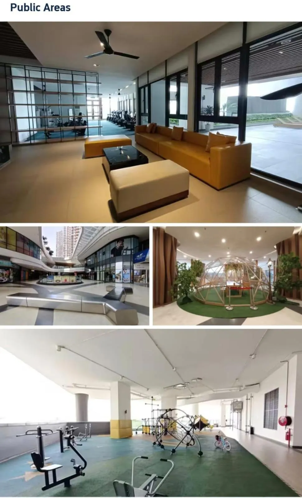 Area and facilities in R&F Princess Cove, U-Home