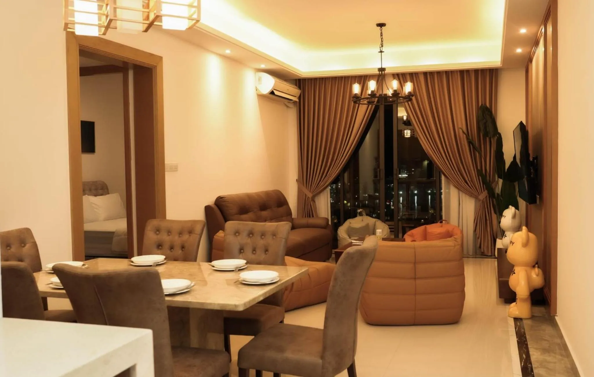 Living room in R&F Princess Cove, U-Home