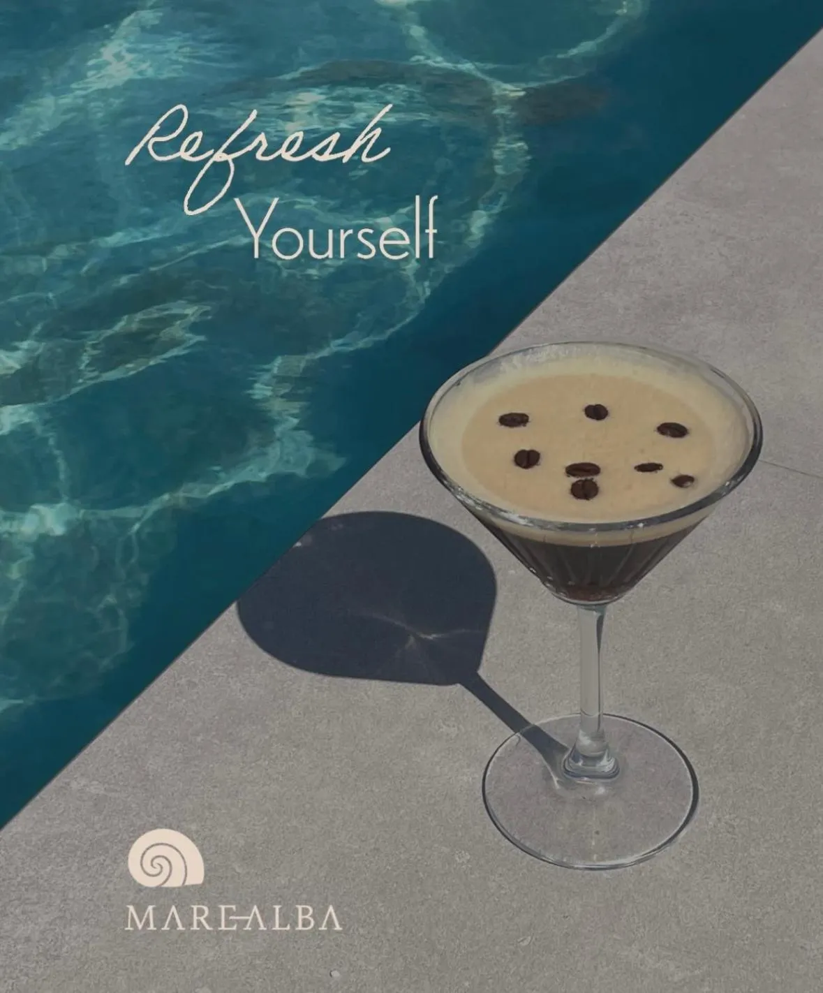 Pool view in Mare Alba