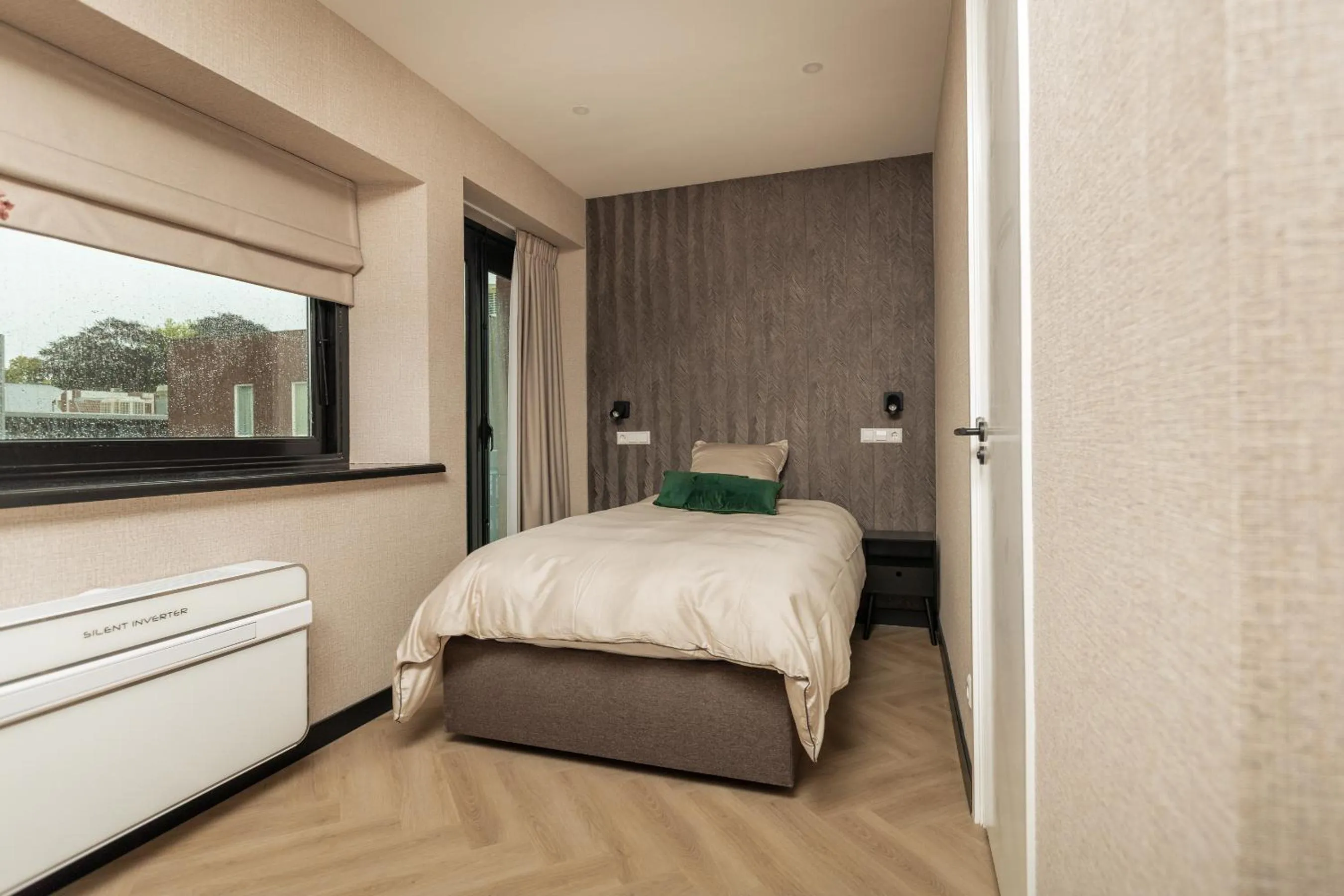 Bed in Hotel Twenty-Three Amsterdam Airport