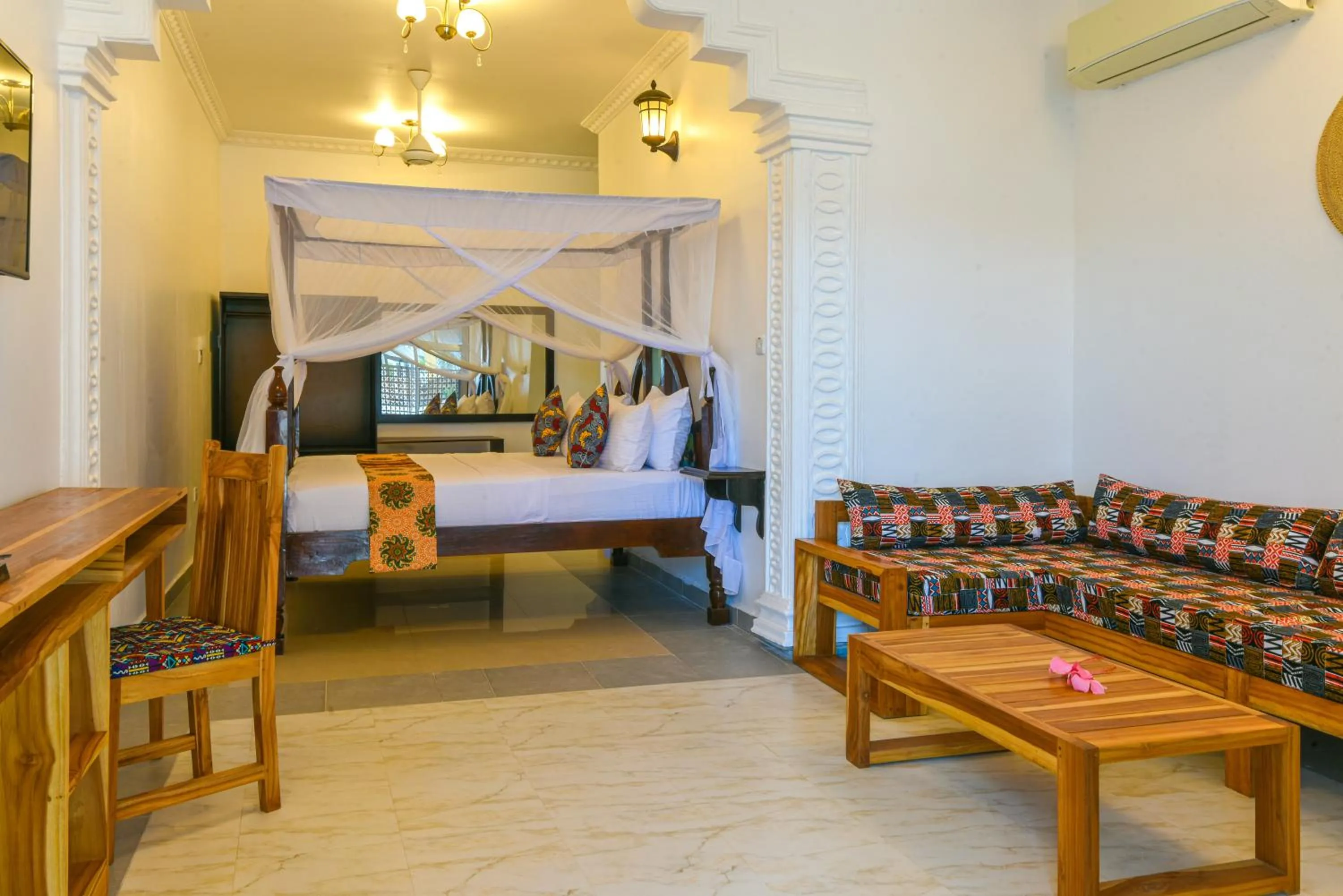 Bedroom in Zanzibar View Hotel