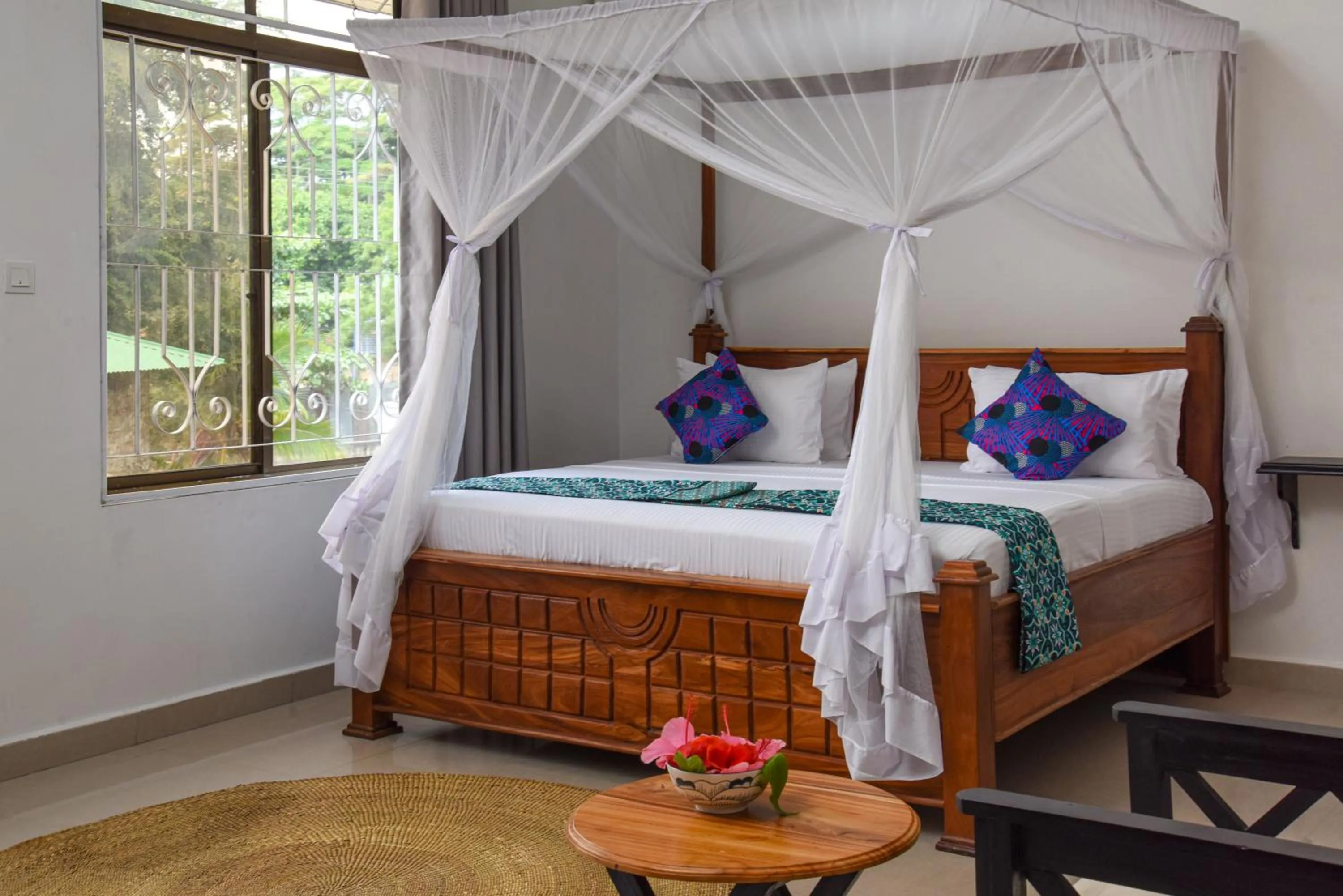 Bed in Zanzibar View Hotel