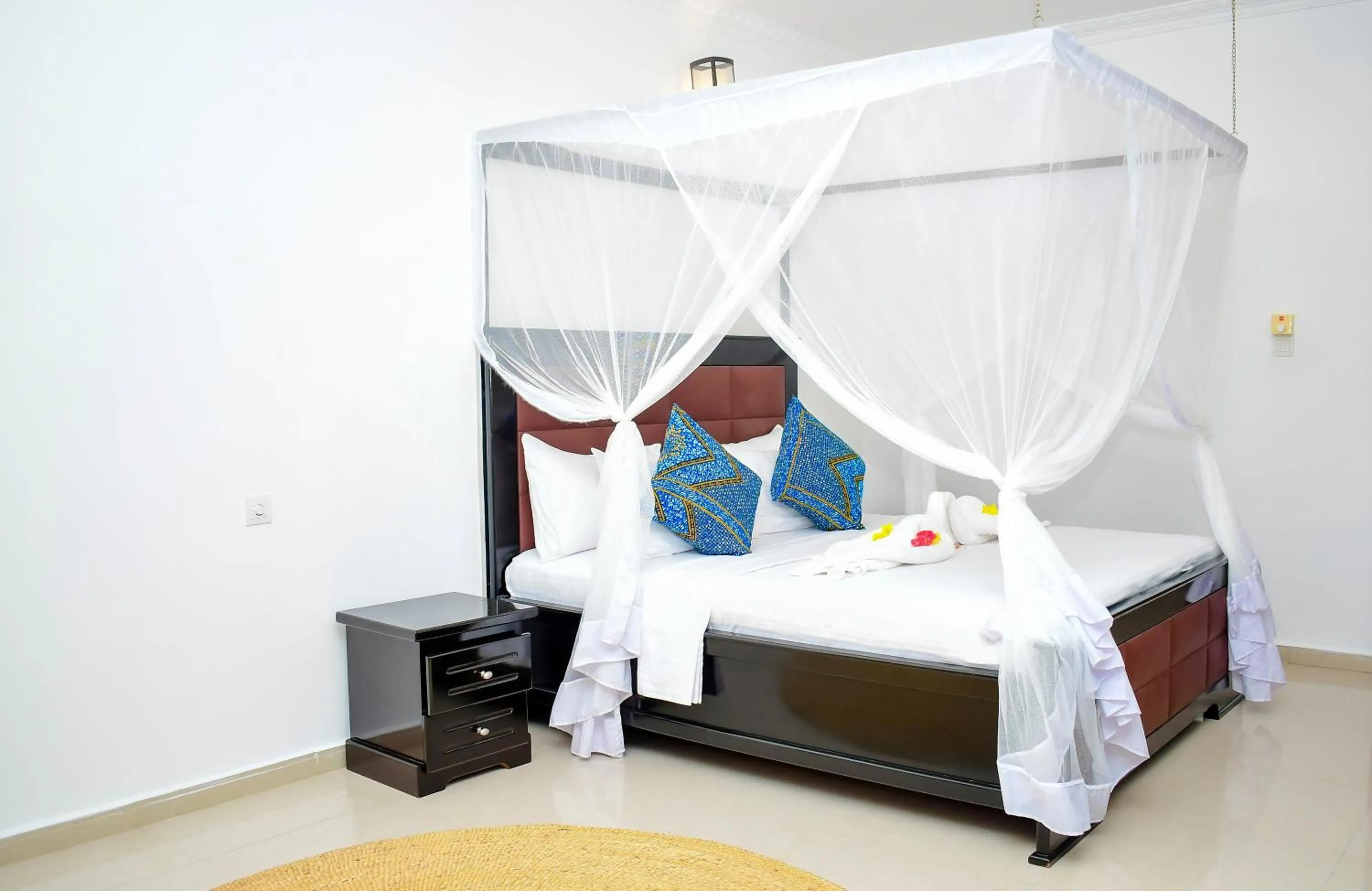 Bed in Zanzibar View Hotel