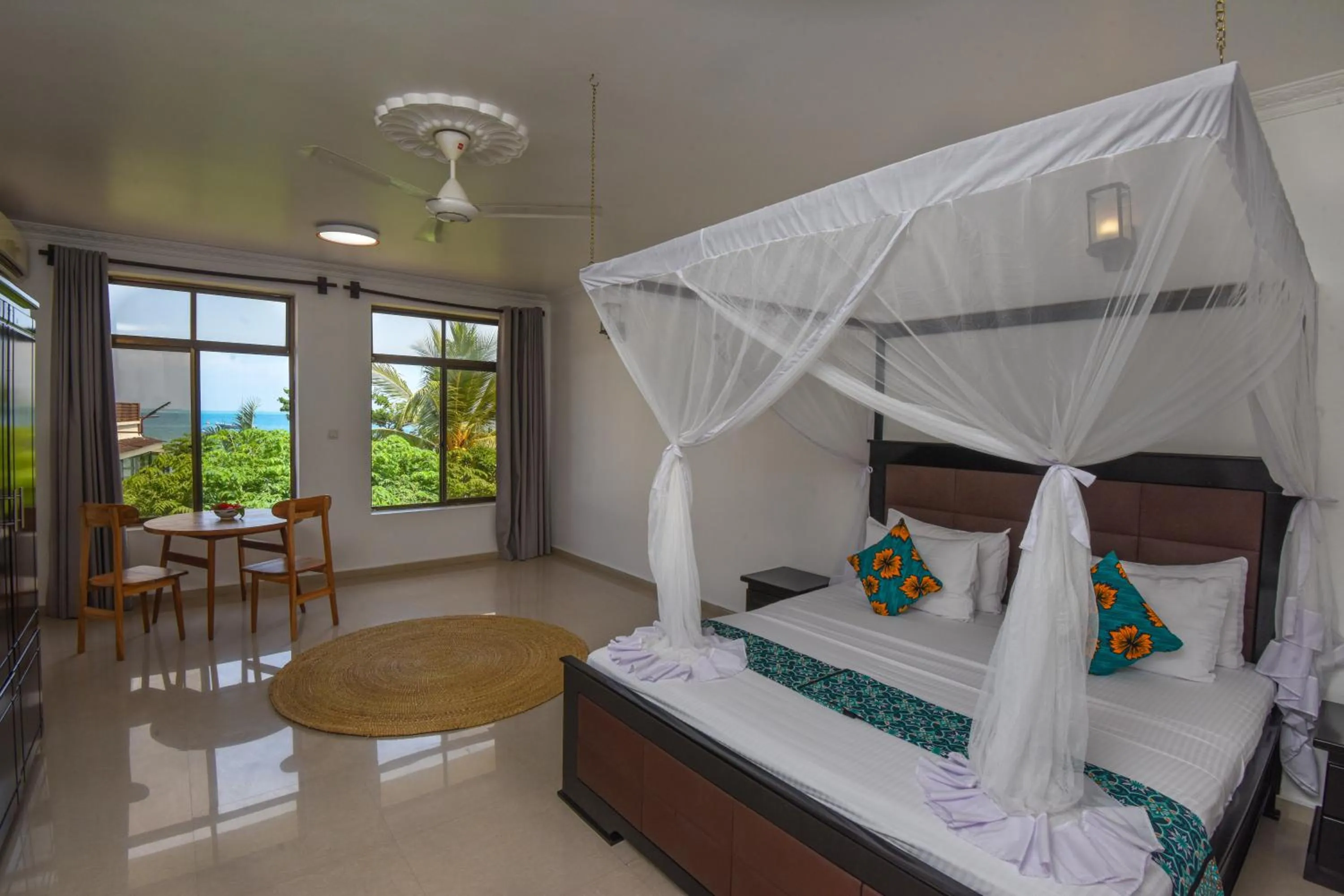 Bed in Zanzibar View Hotel