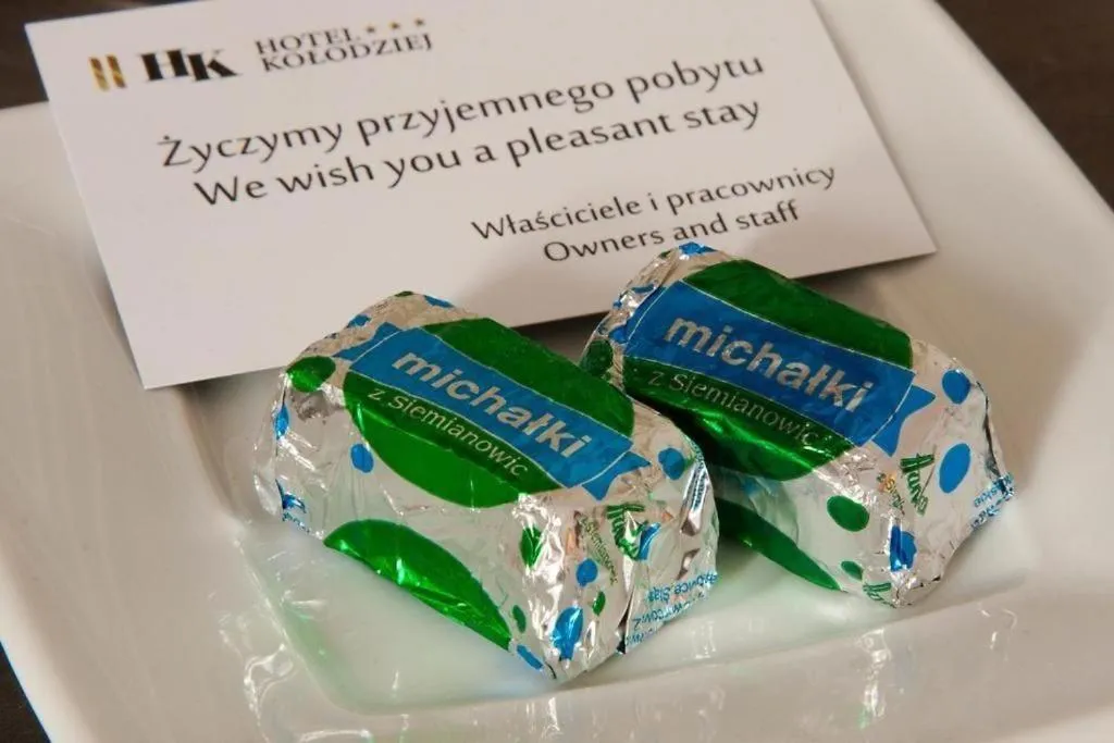 Text overlay in Albergo KOLODZIEJ