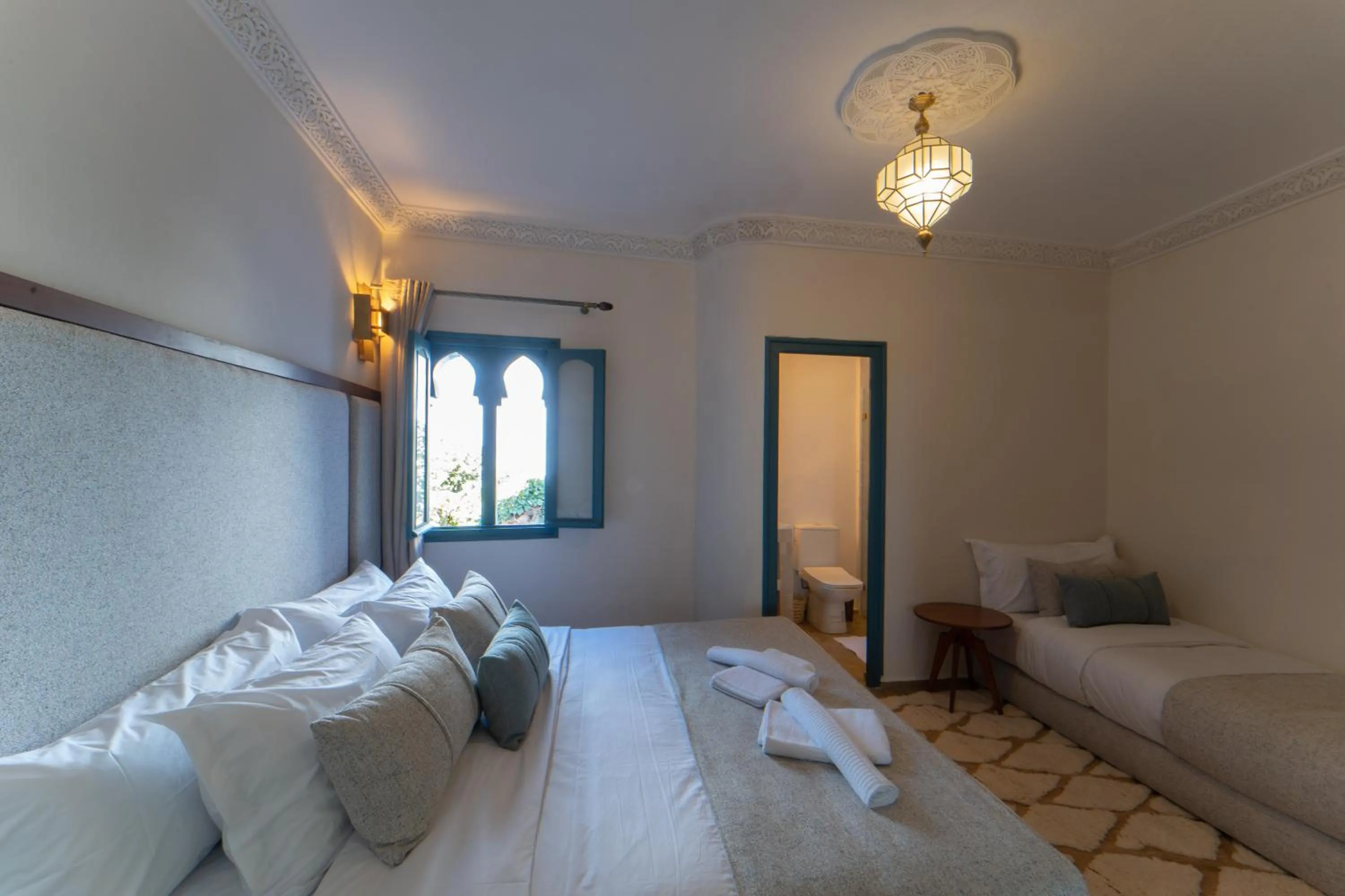 Bed in Riad Tassili