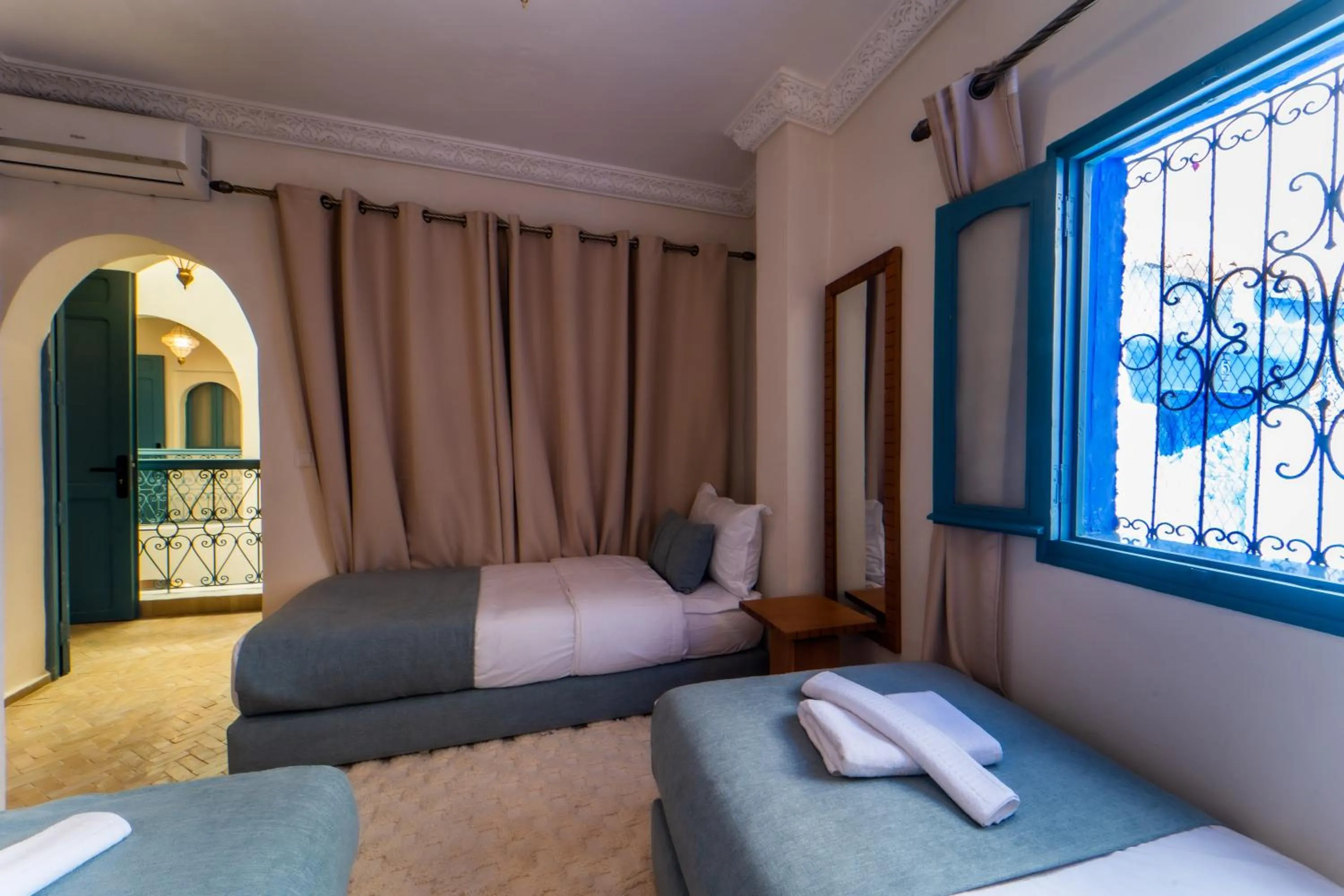 Bed in Riad Tassili