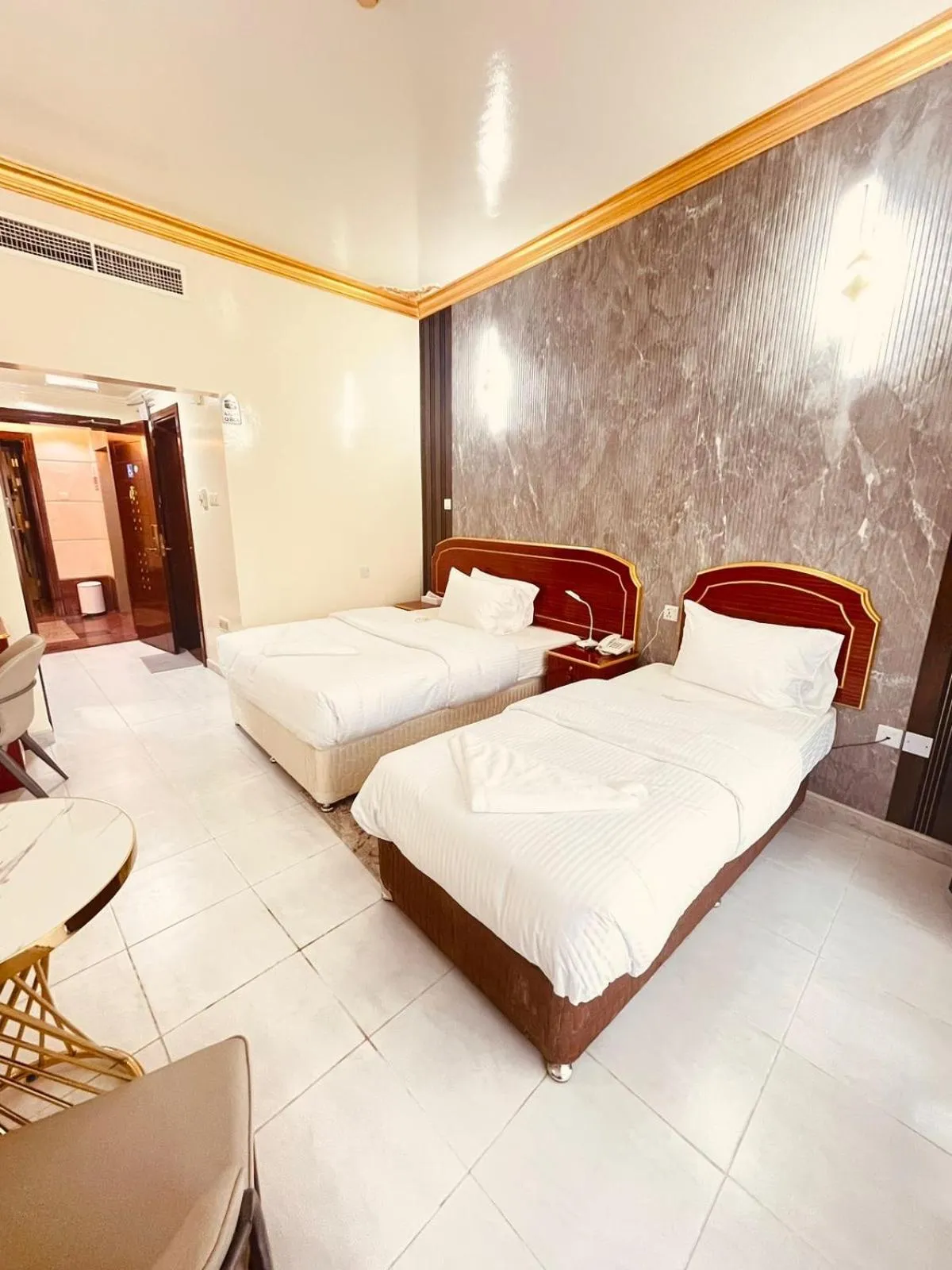 Bed in Galaxy Star Hotel